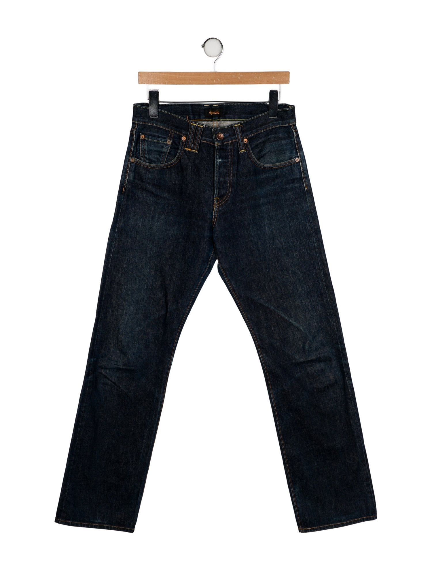 Chimala Mid-Rise Straight Leg Jeans