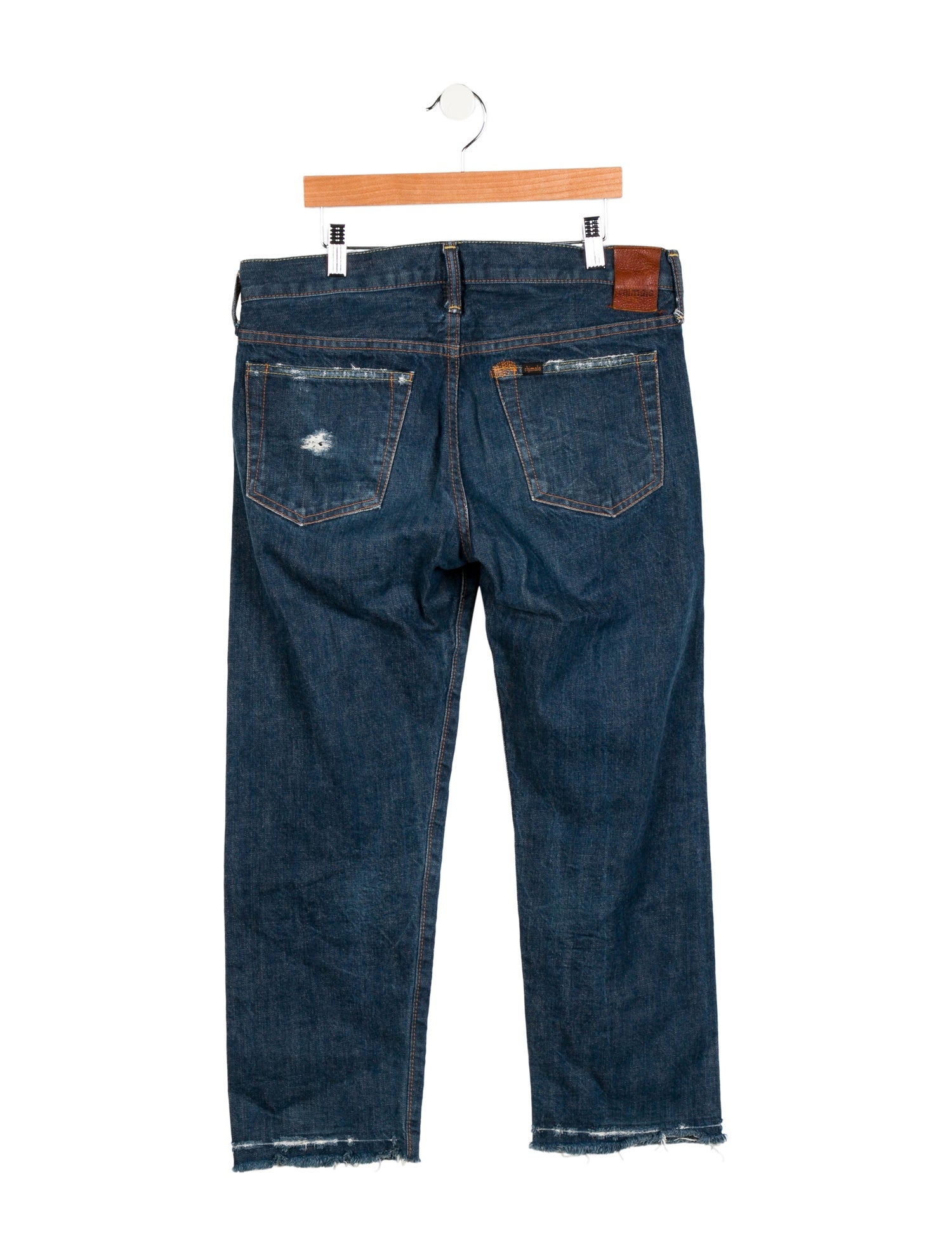 Chimala Mid-Rise Straight Leg Jeans