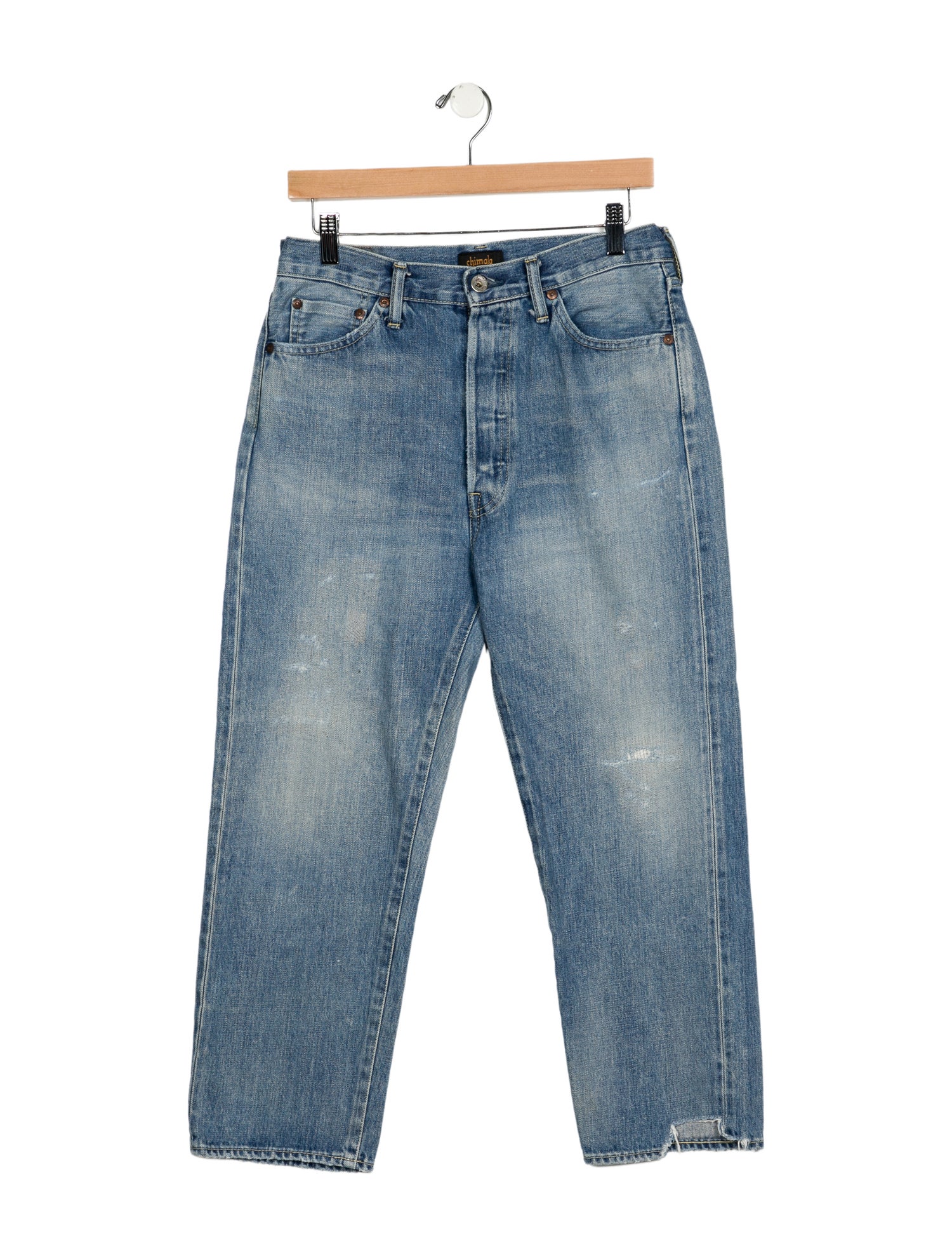Chimala High-Rise Straight Leg Jeans