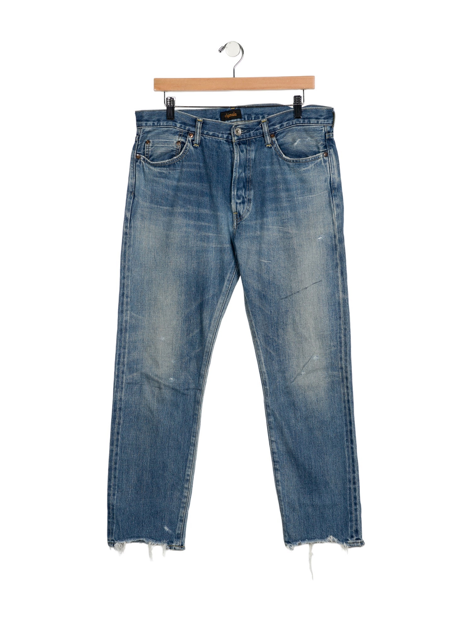 Chimala Mid-Rise Straight Leg Jeans