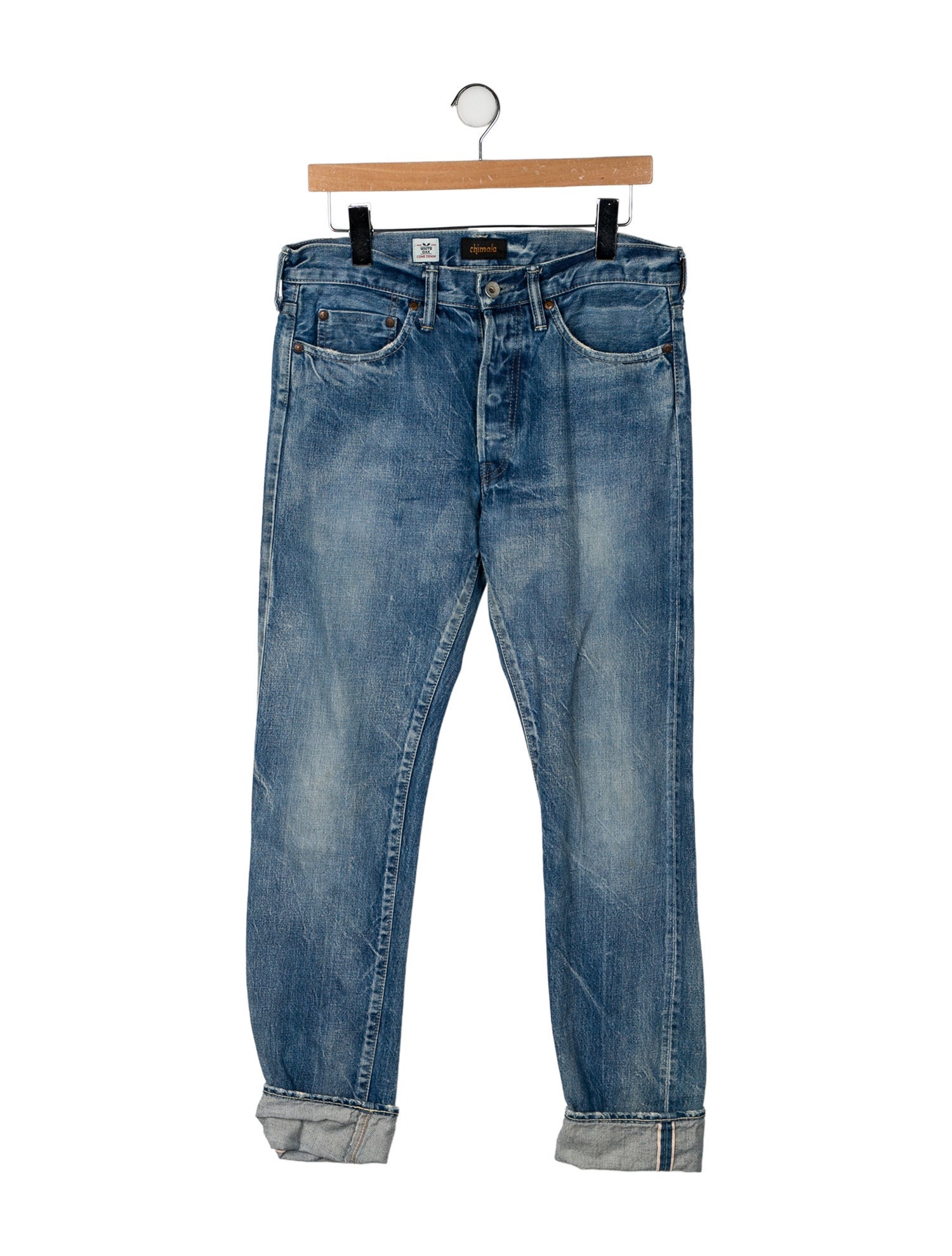 Chimala Mid-Rise Straight Leg Jeans