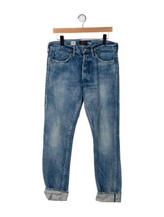 Chimala Mid-Rise Straight Leg Jeans