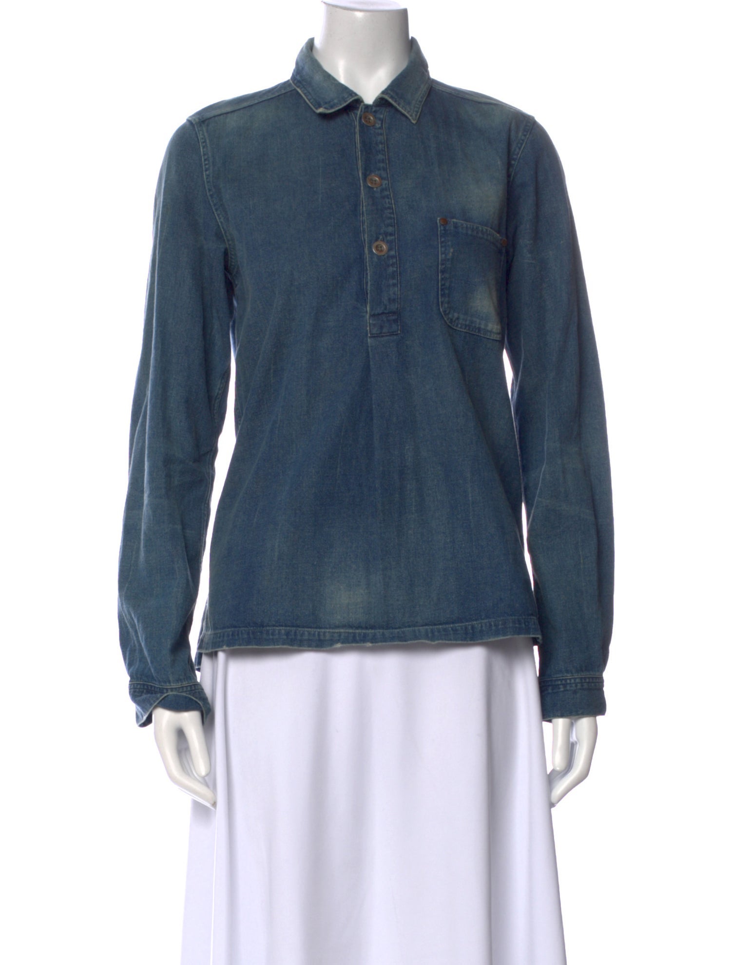 Chimala Long Sleeve Button-Up Top