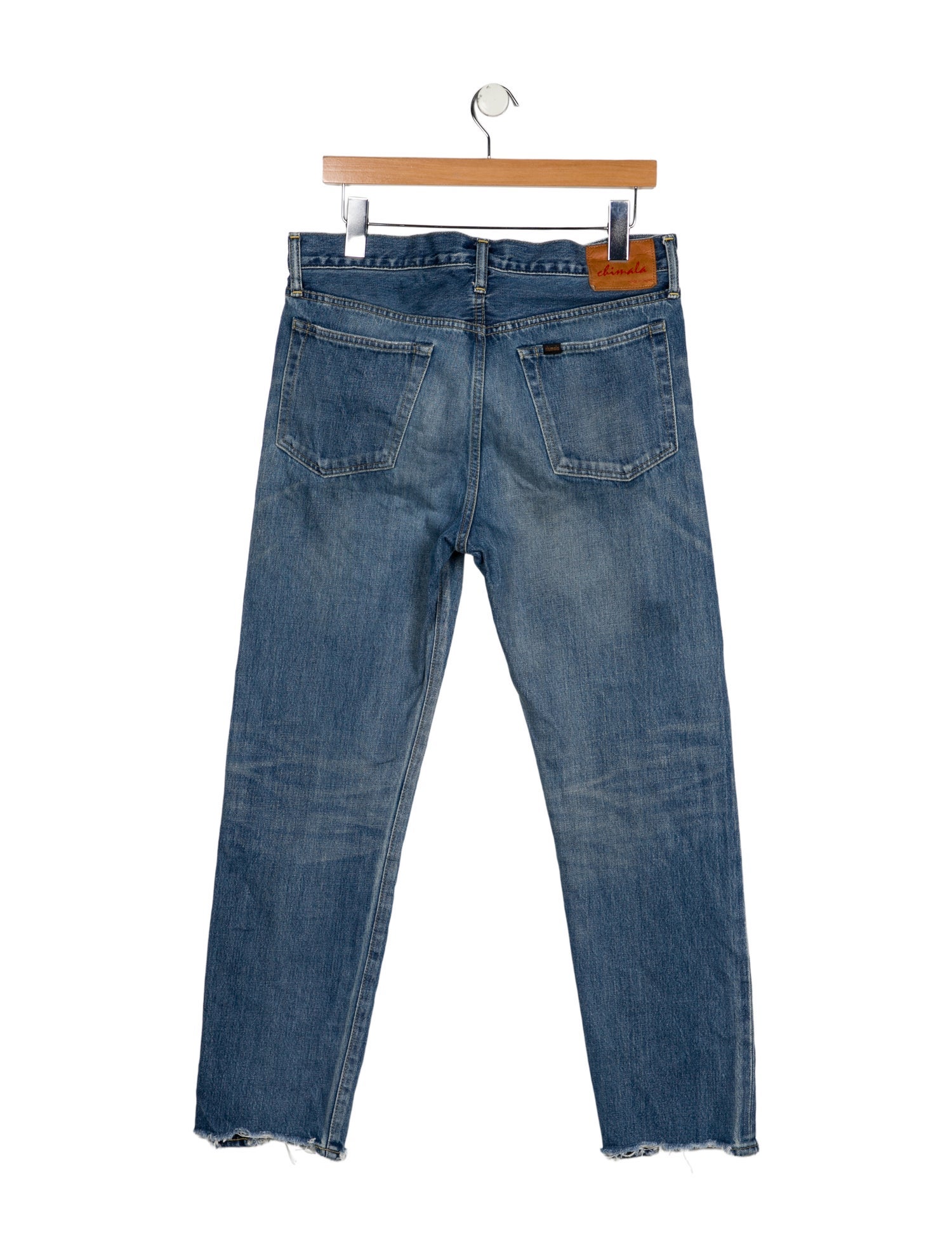 Chimala Mid-Rise Straight Leg Jeans