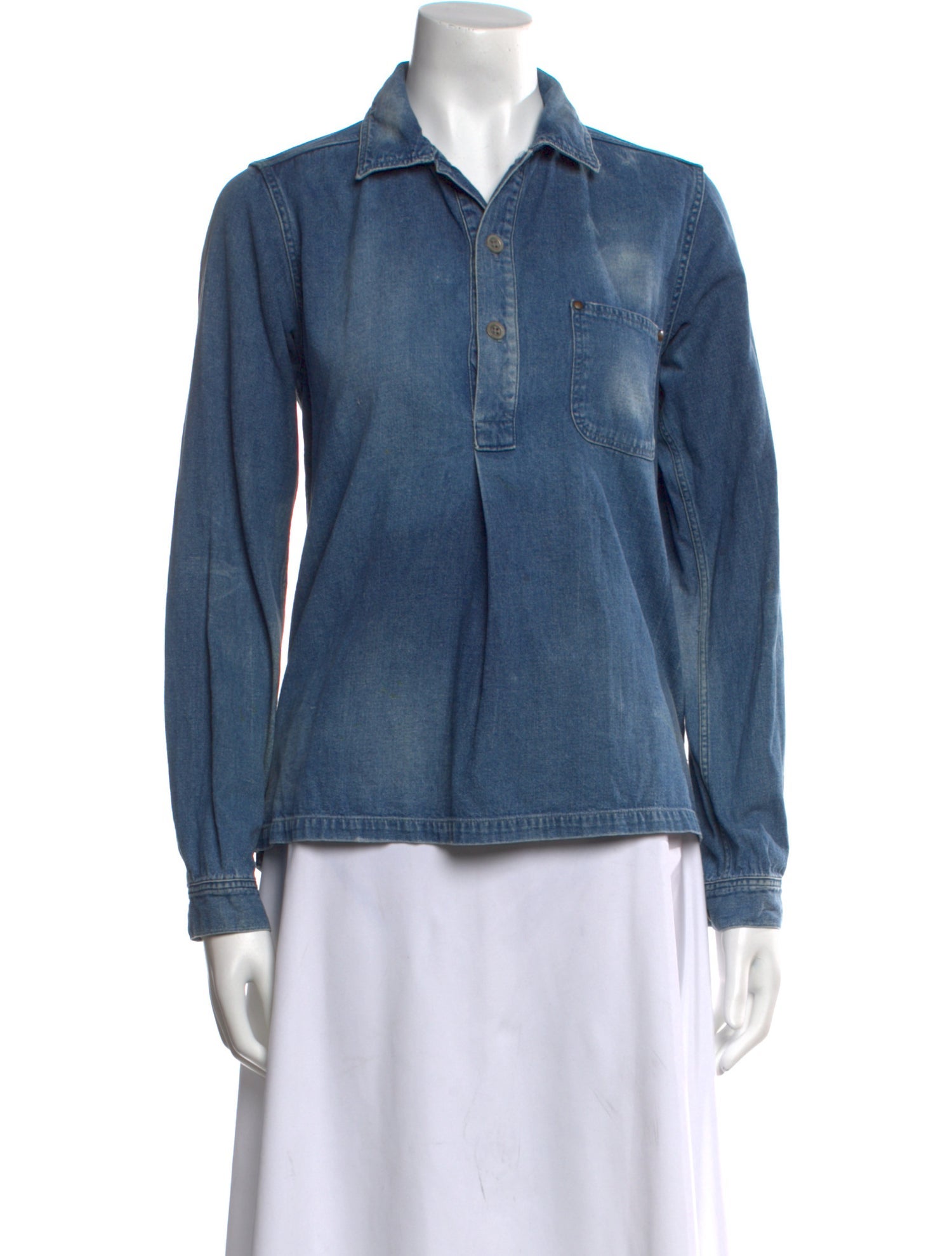 Chimala Long Sleeve Button-Up Top