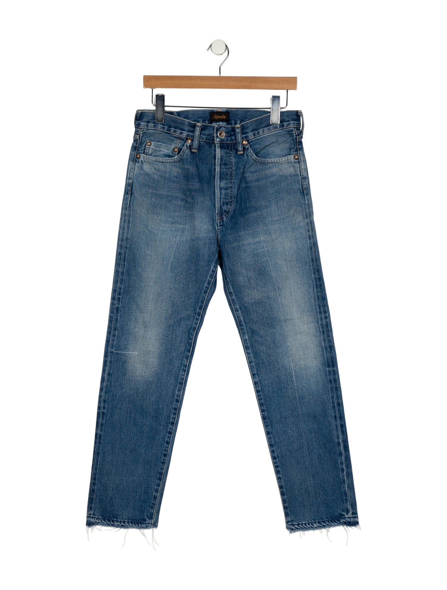 Chimala Mid-Rise Straight Leg Jeans