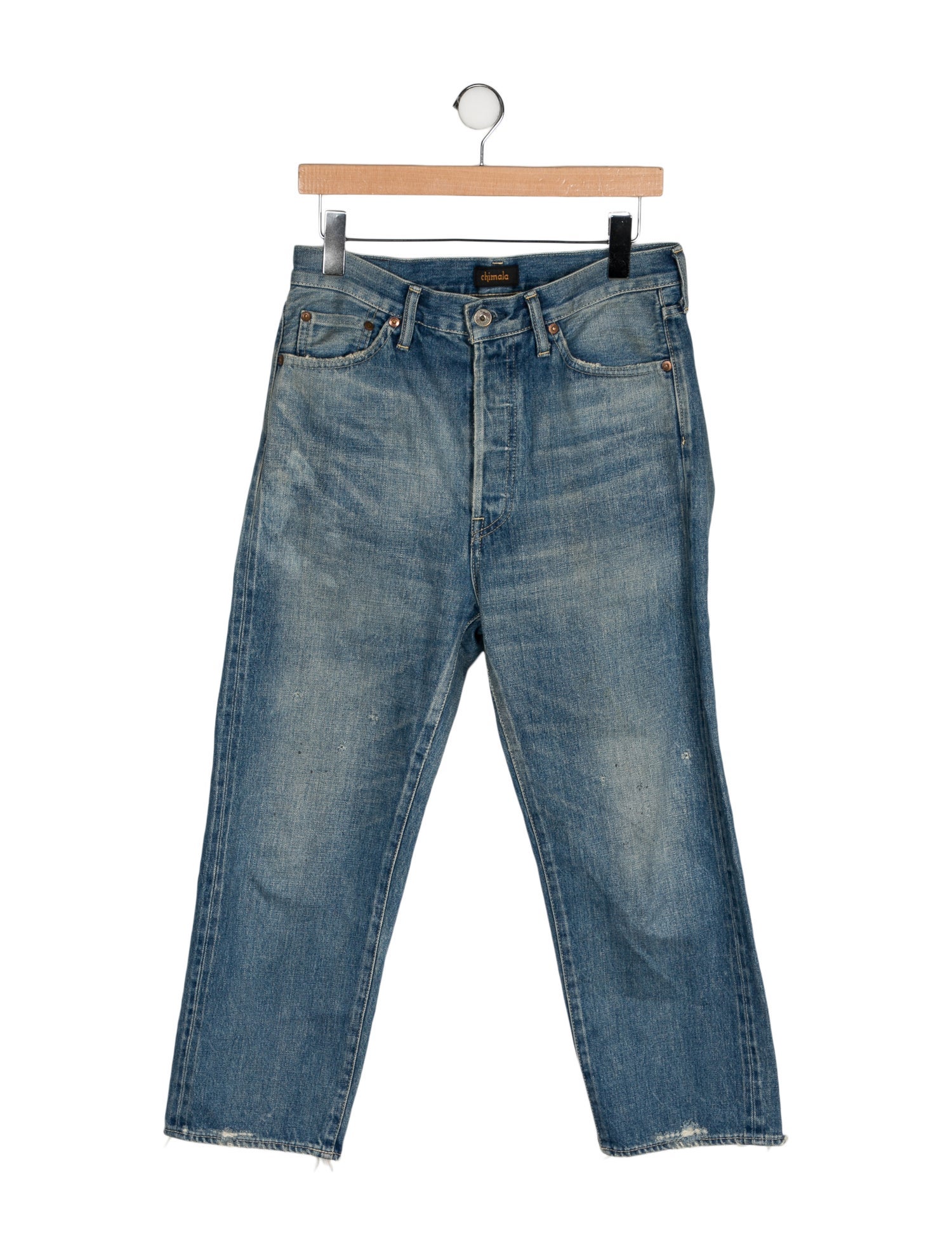 Chimala High-Rise Straight Leg Jeans