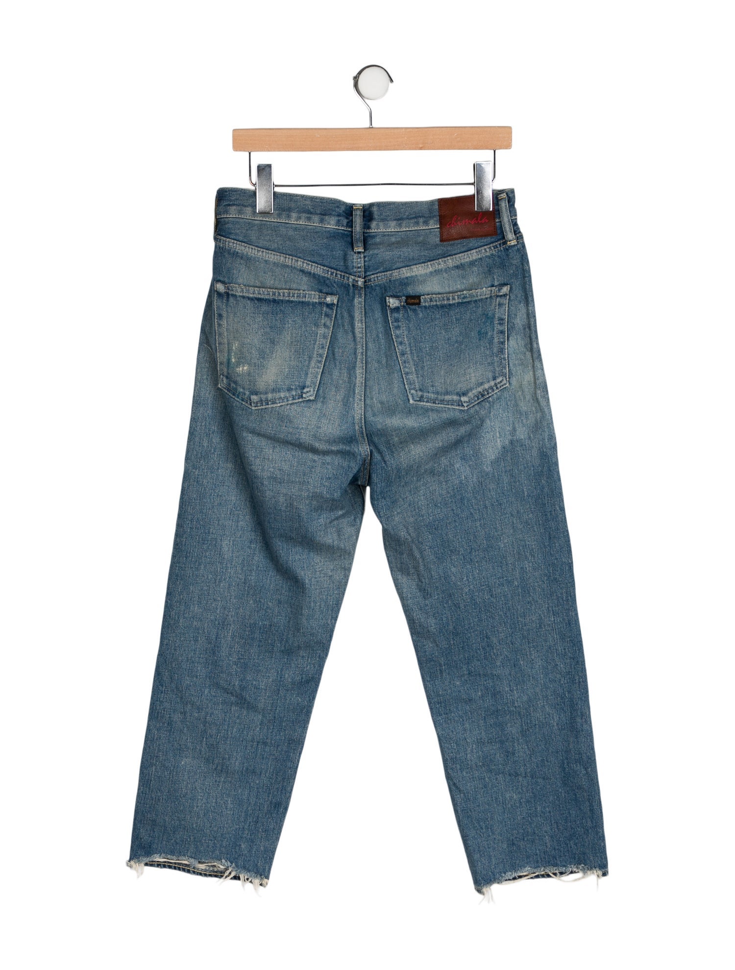 Chimala High-Rise Straight Leg Jeans