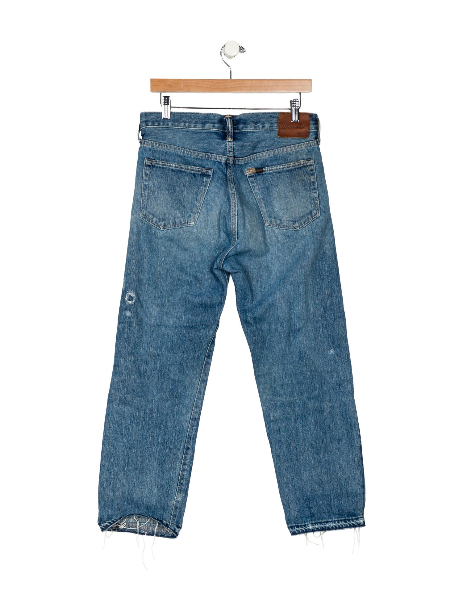 Chimala Mid-Rise Straight Leg Jeans