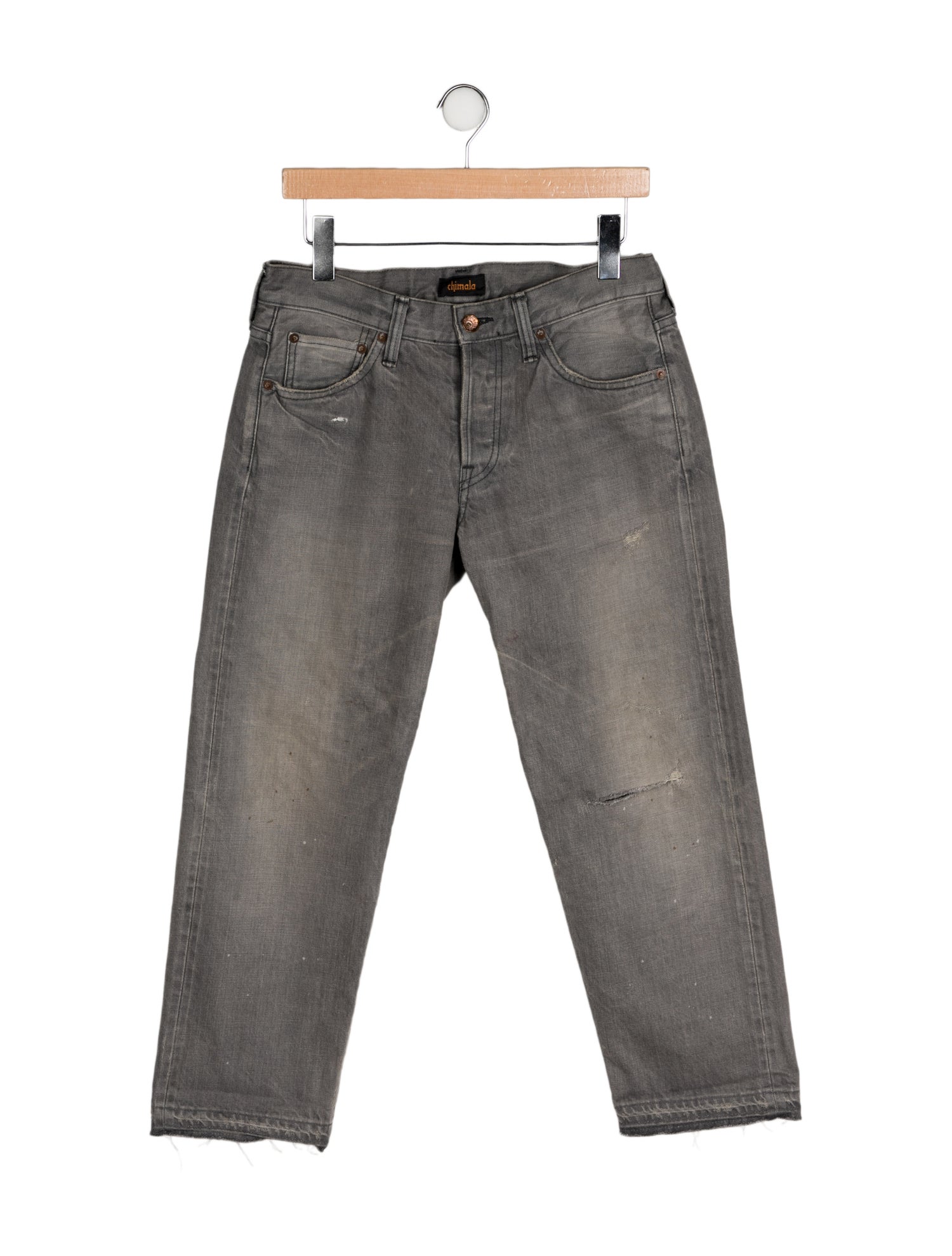 Chimala Mid-Rise Straight Leg Jeans