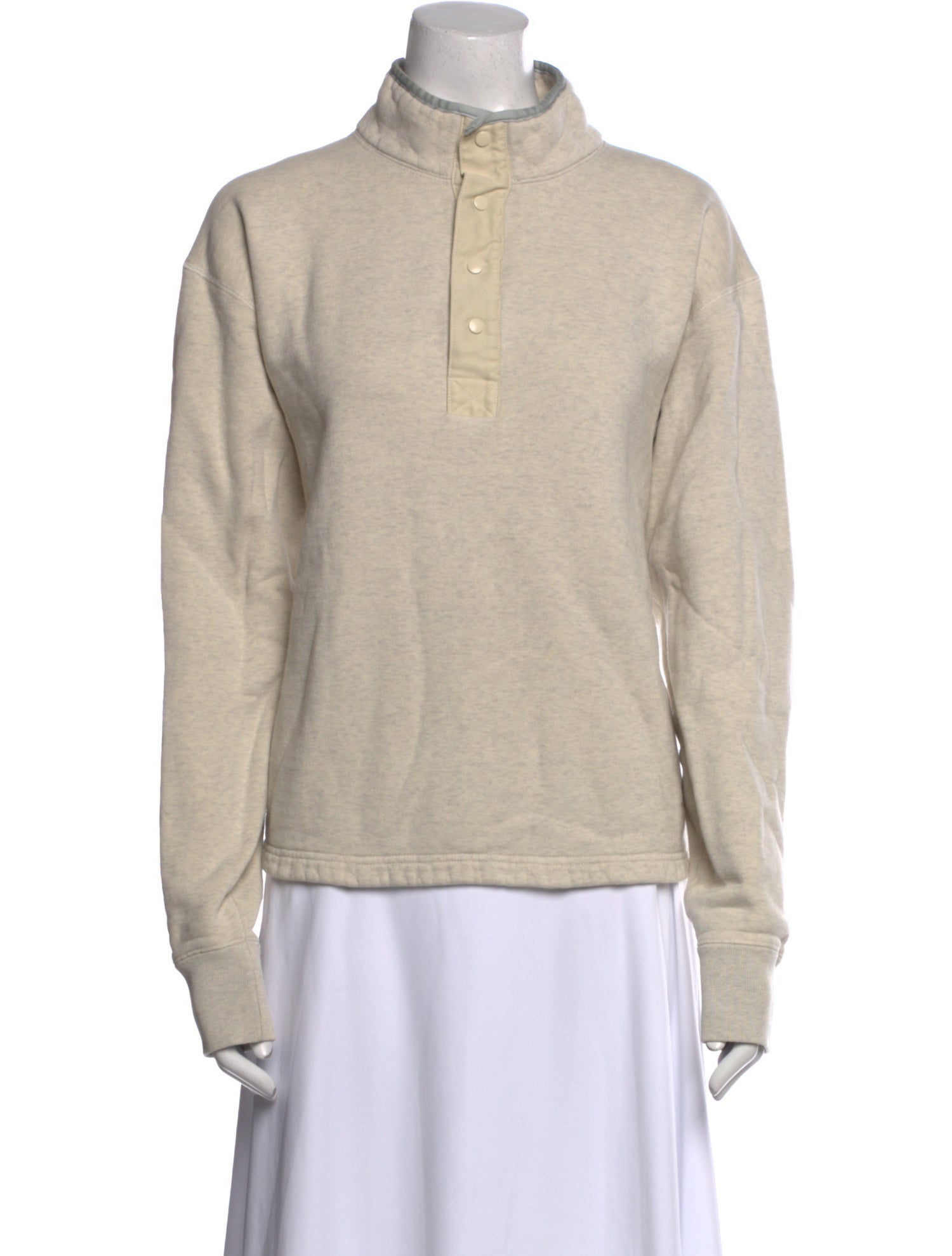 Chimala Mock Neck Long Sleeve Sweatshirt