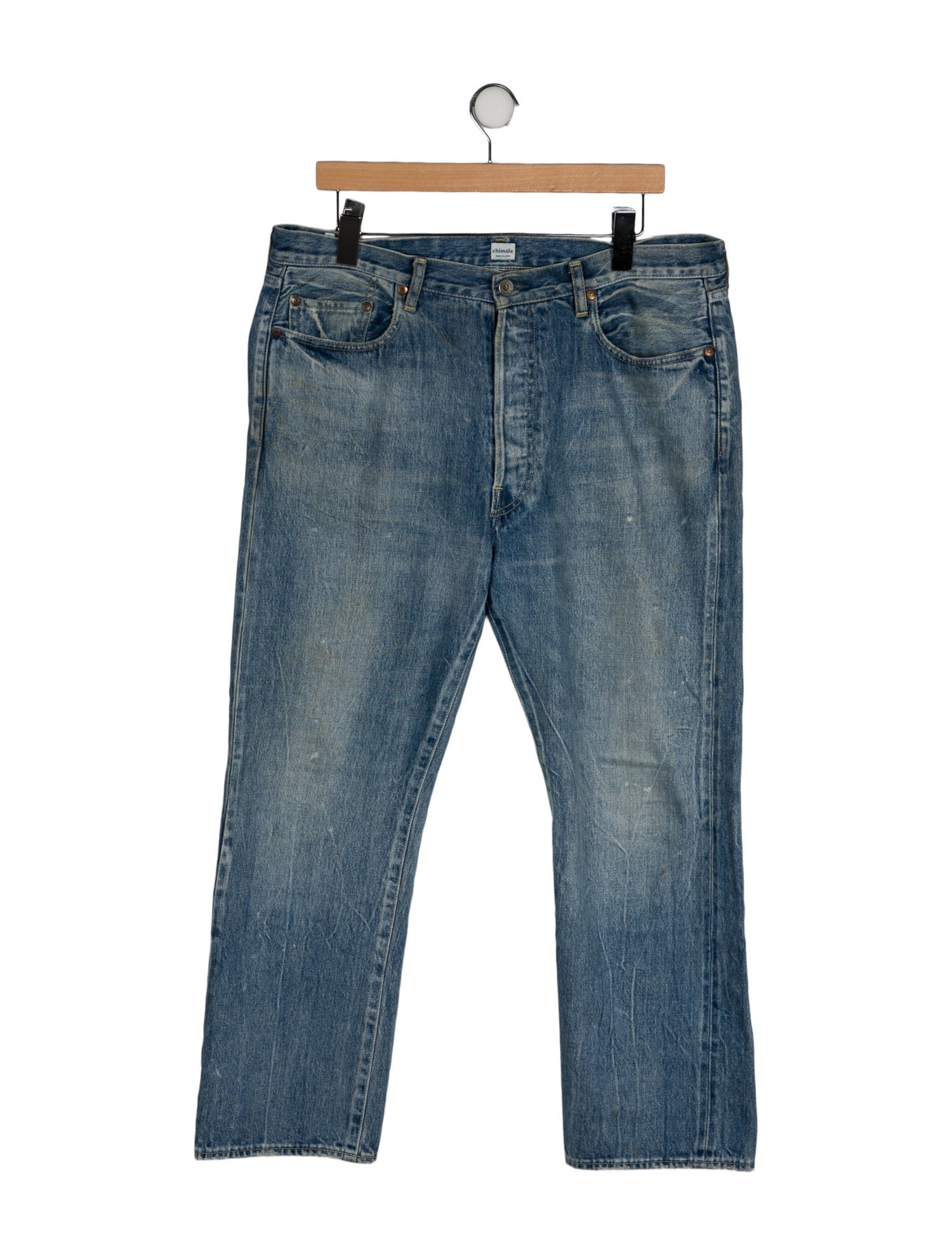 Chimala High-Rise Straight Leg Jeans