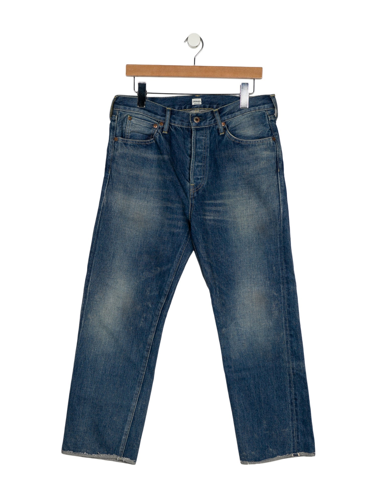 Chimala Mid-Rise Straight Leg Jeans