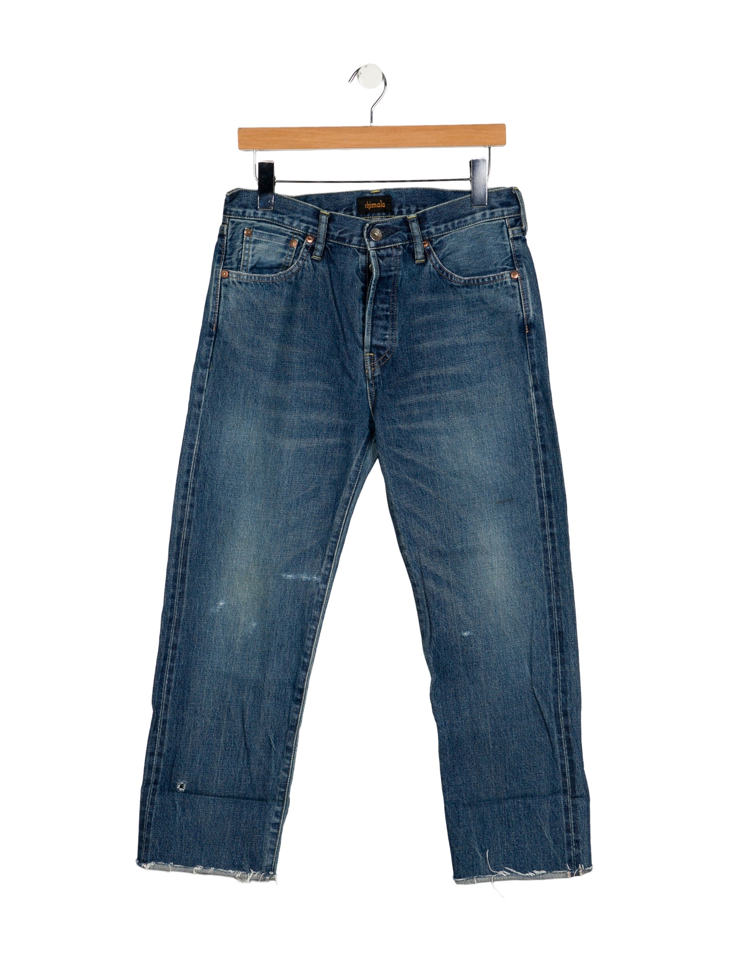 Chimala Mid-Rise Straight Leg Jeans