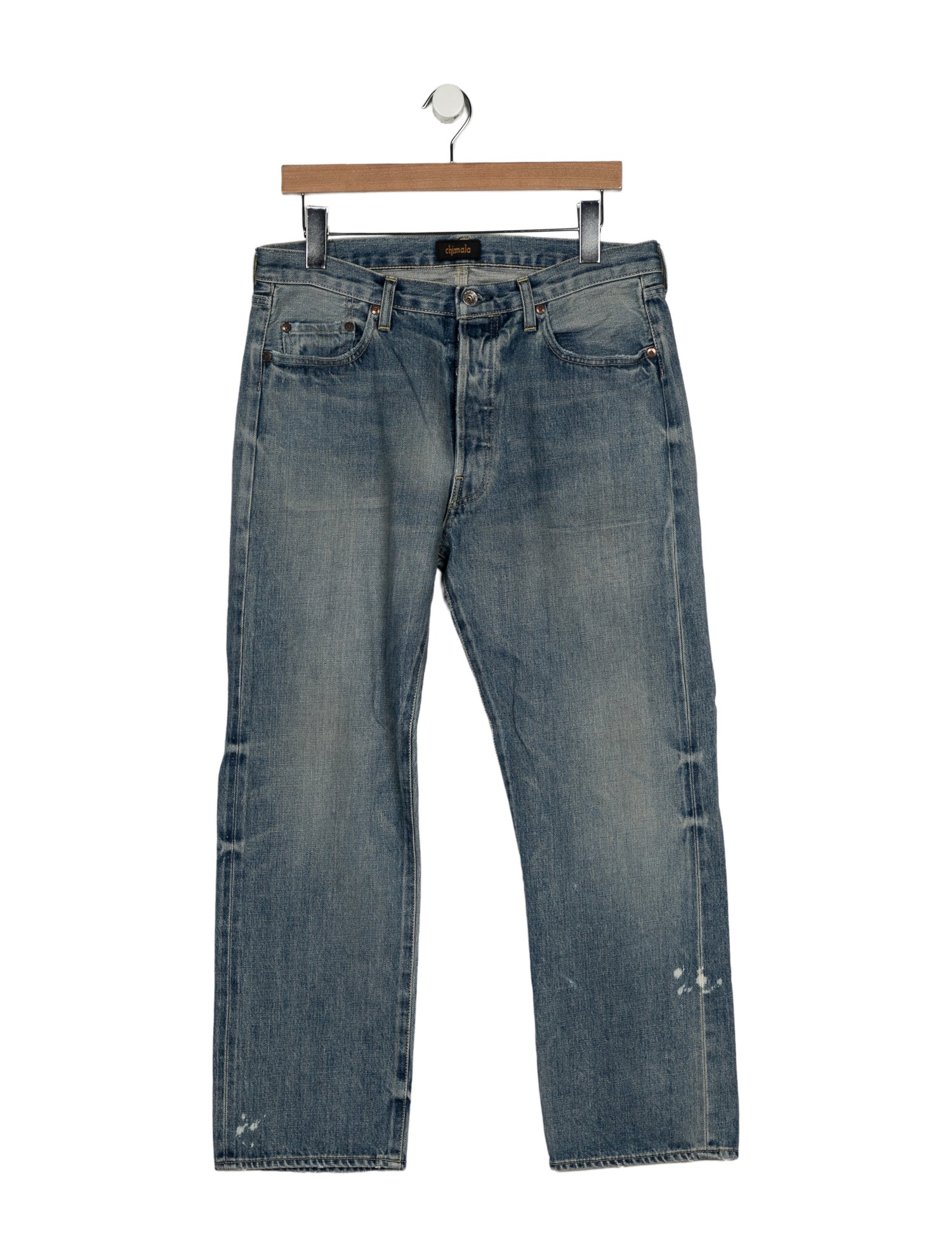 Chimala Mid-Rise Straight Leg Jeans