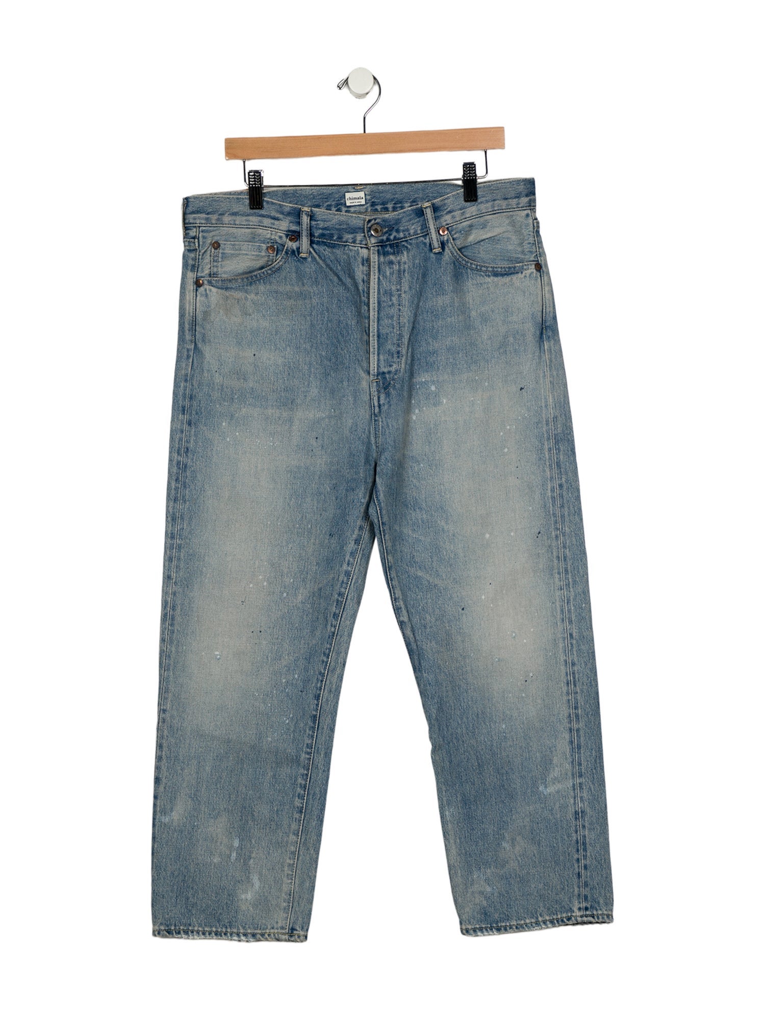 Chimala Mid-Rise Straight Leg Jeans