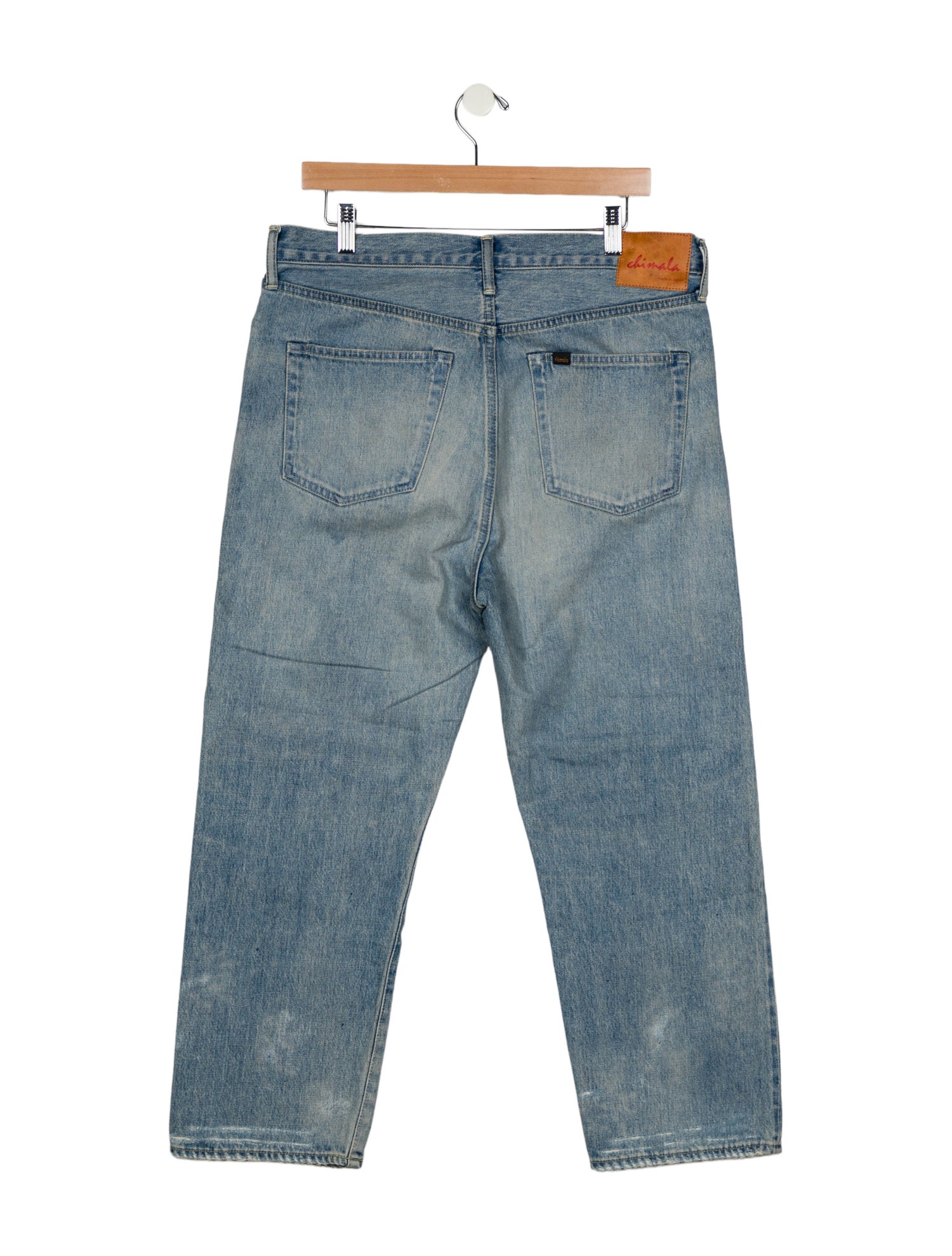 Chimala Mid-Rise Straight Leg Jeans