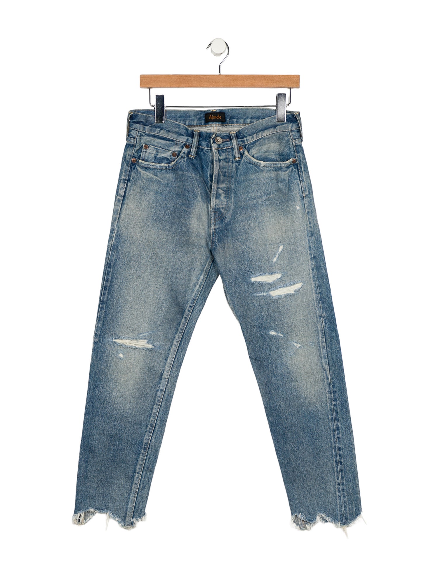 Chimala Mid-Rise Straight Leg Jeans