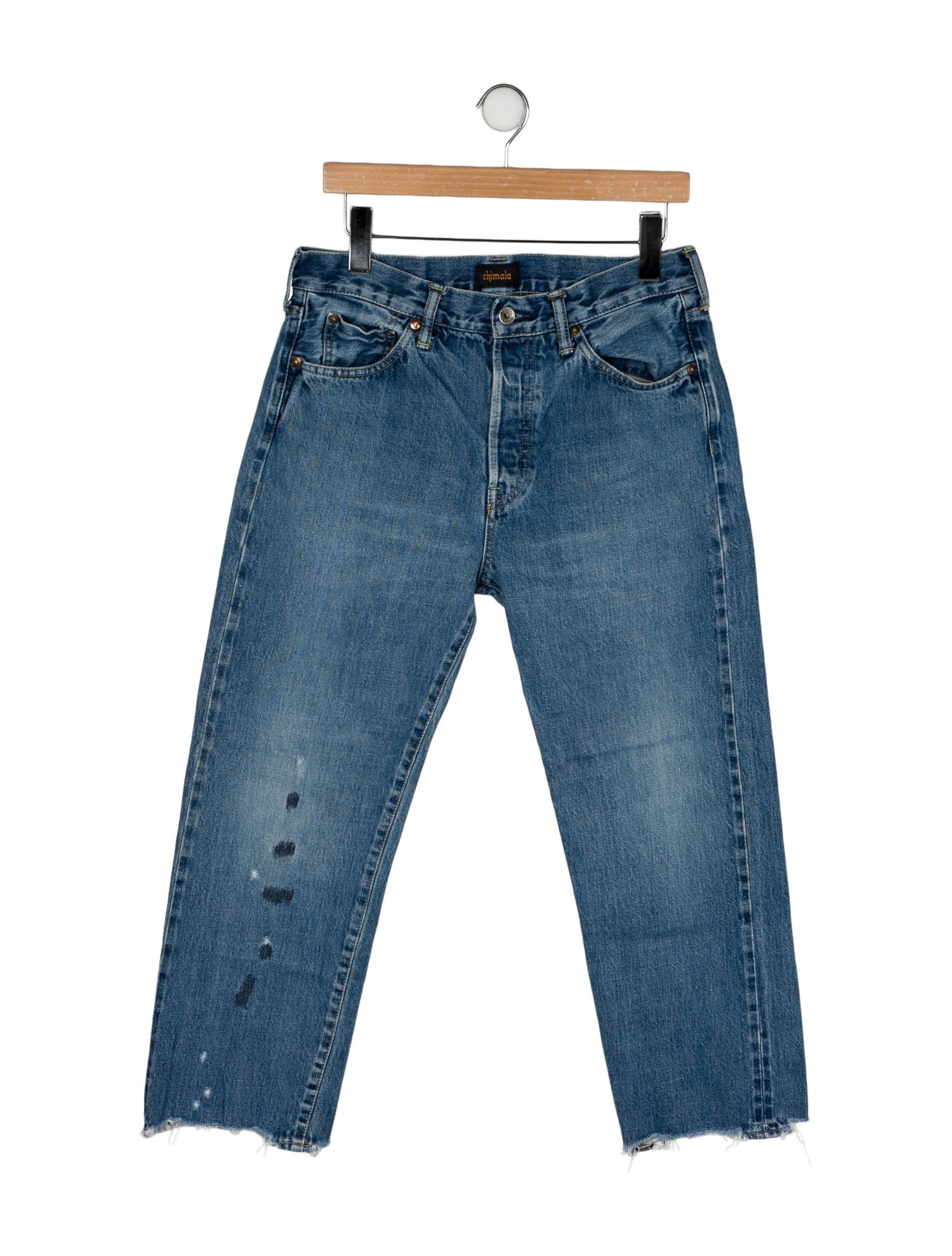 Chimala High-Rise Straight Leg Jeans
