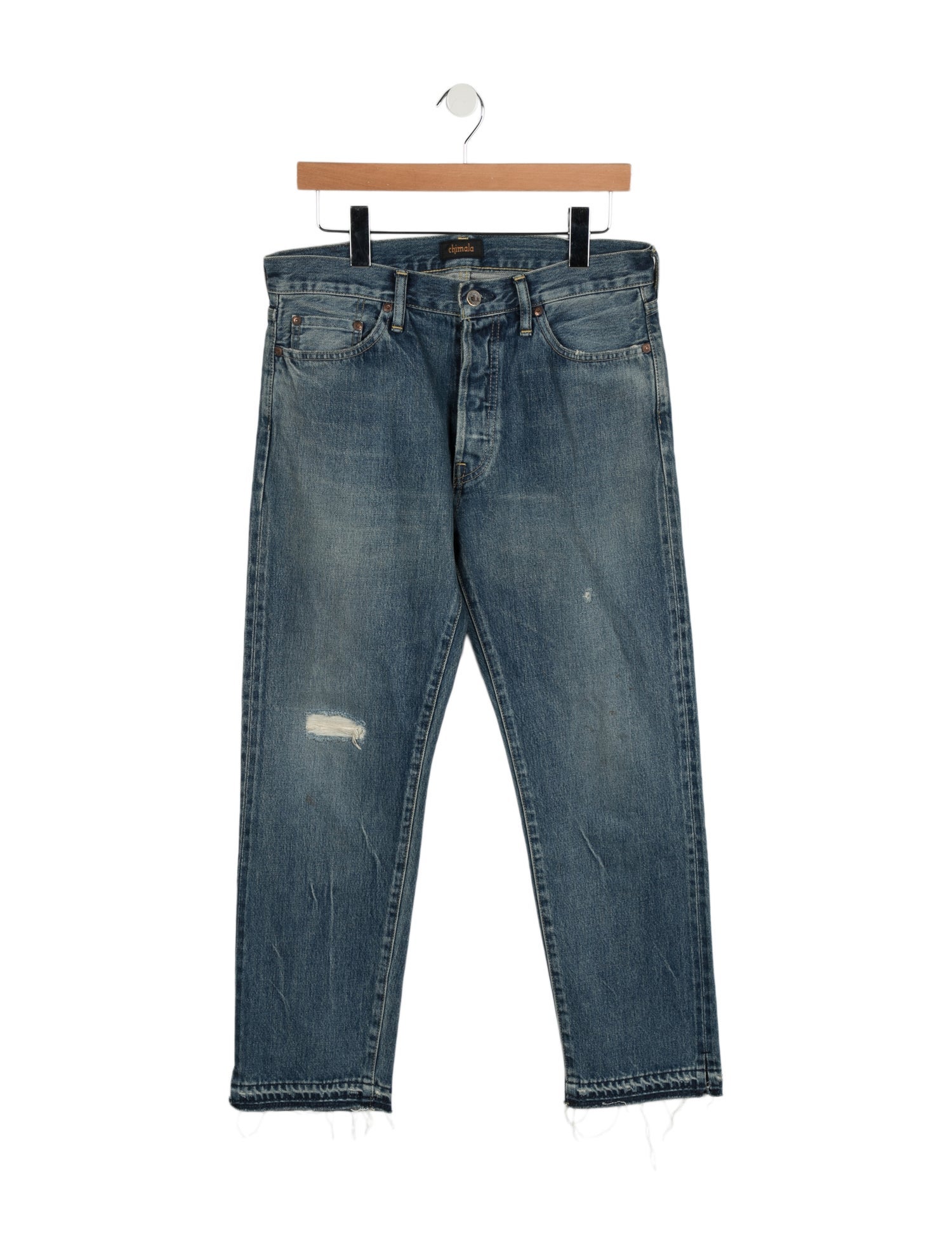 Chimala Mid-Rise Straight Leg Jeans