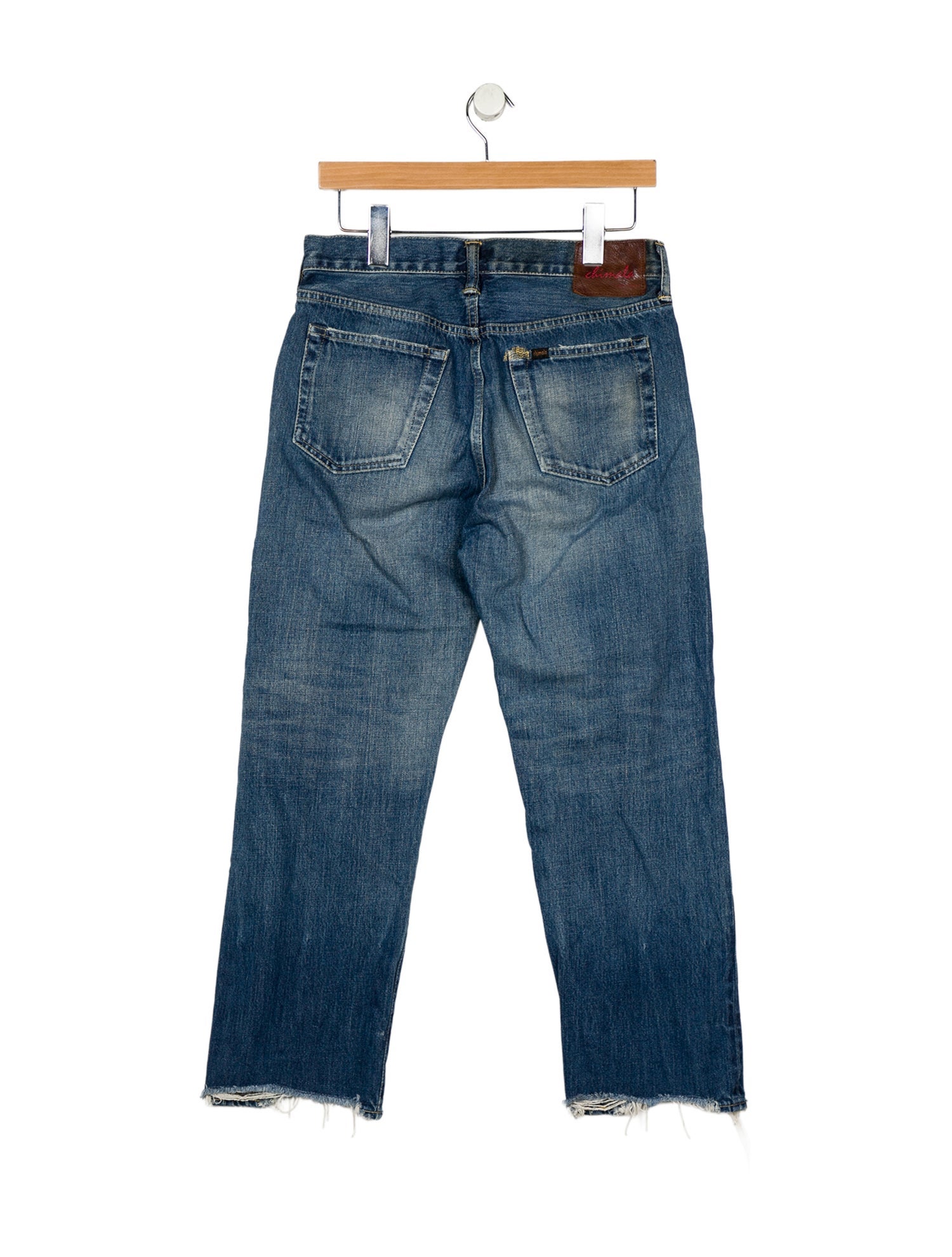 Chimala Mid-Rise Straight Leg Jeans