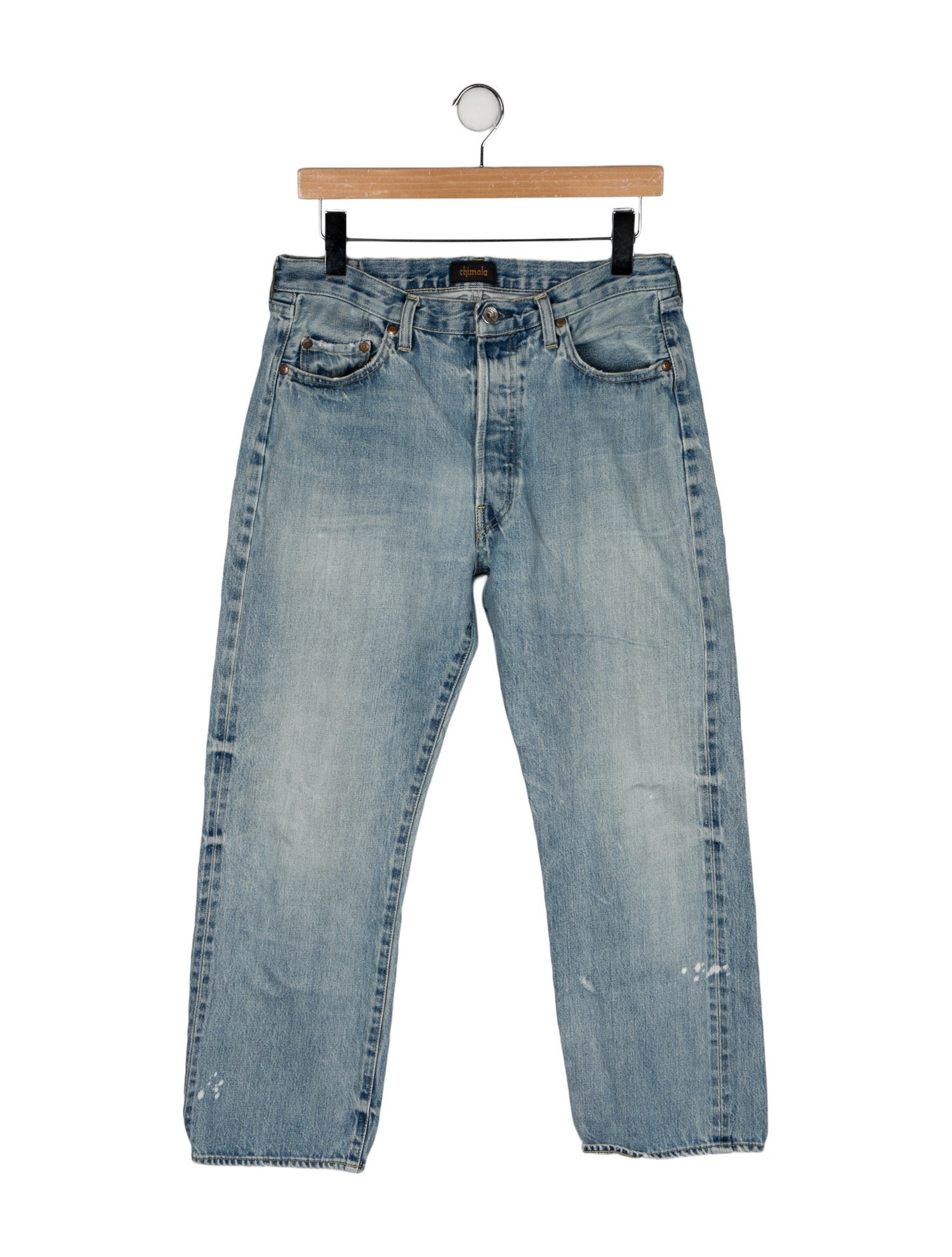 Chimala Mid-Rise Straight Leg Jeans