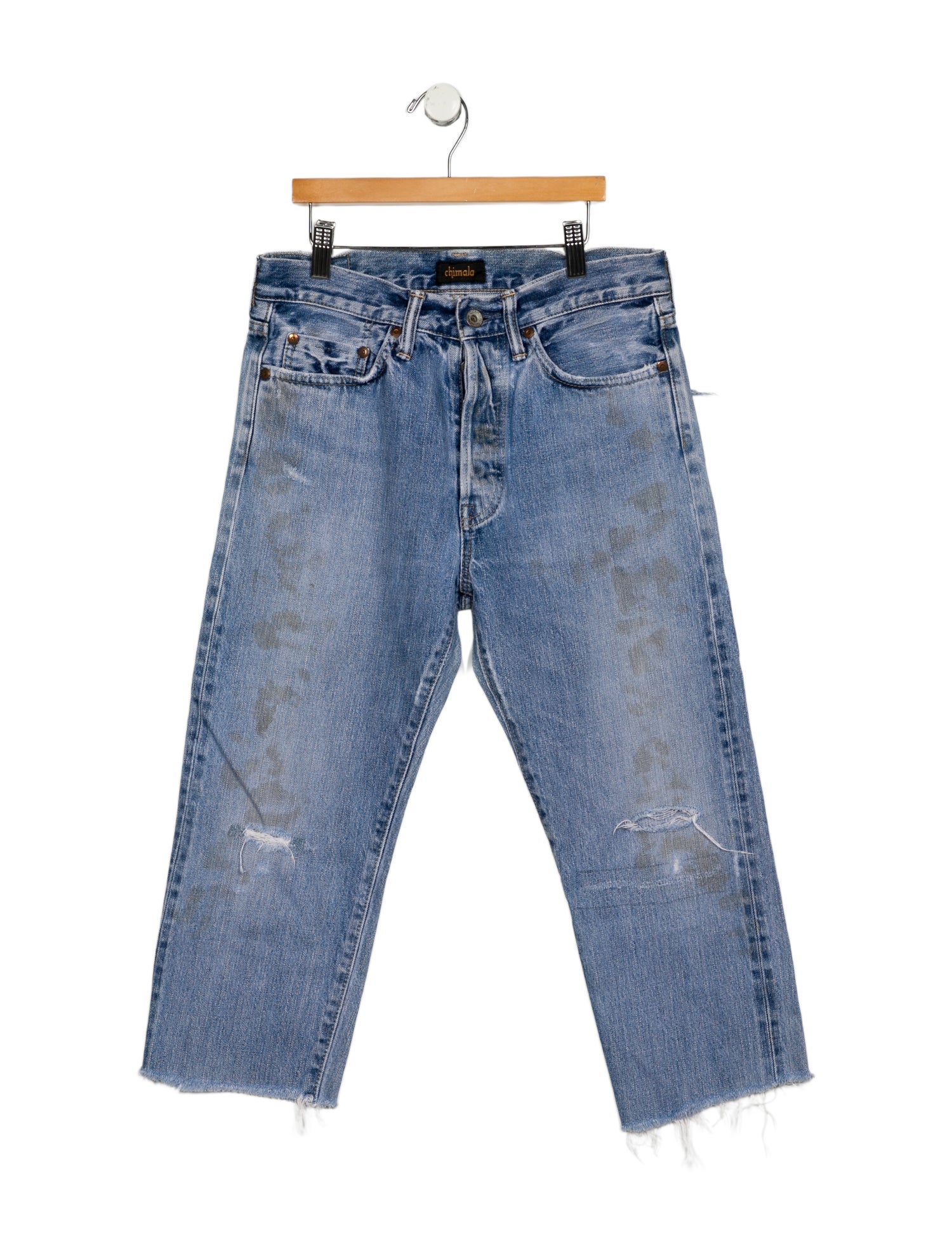 Chimala Mid-Rise Straight Leg Jeans
