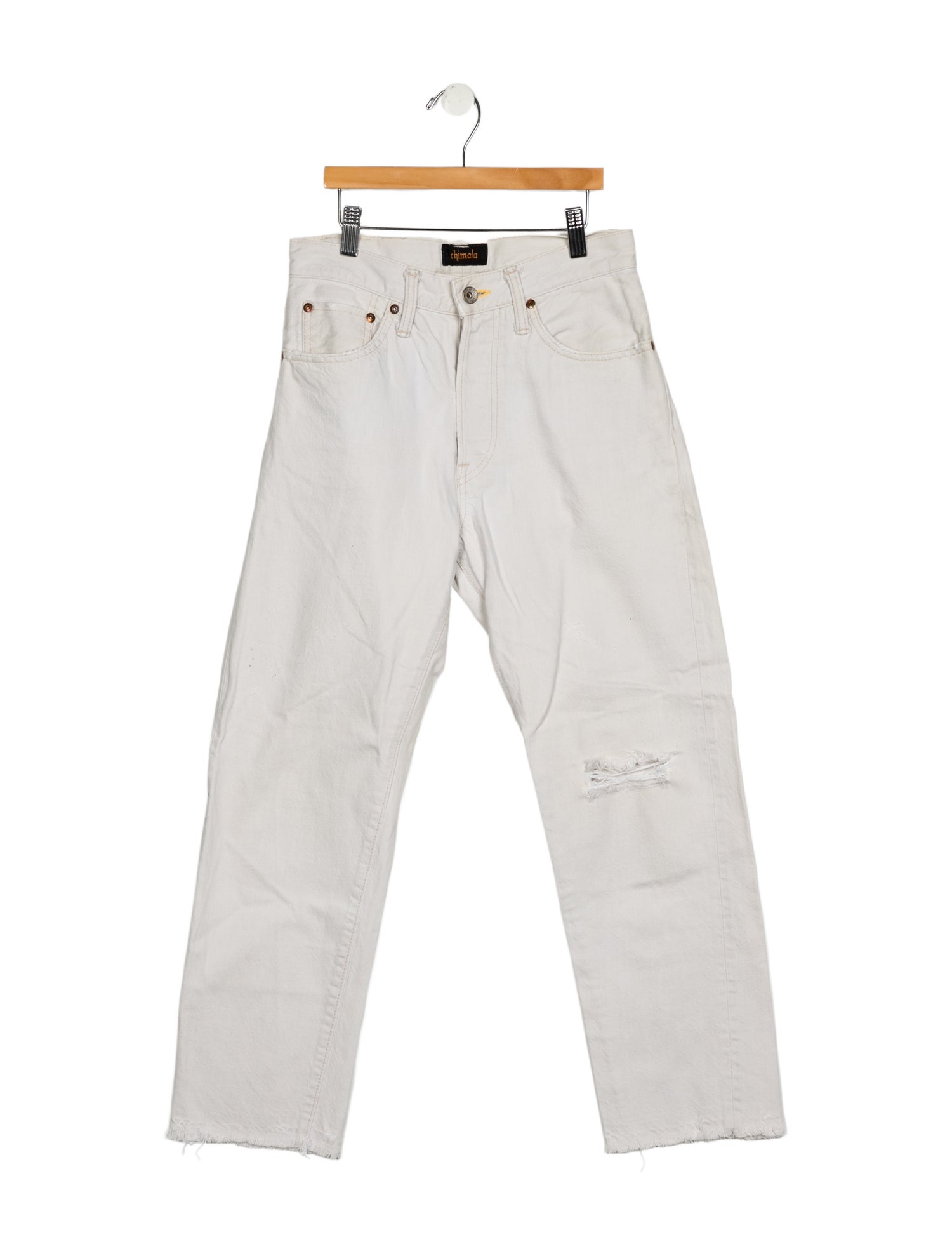 Chimala Mid-Rise Straight Leg Jeans