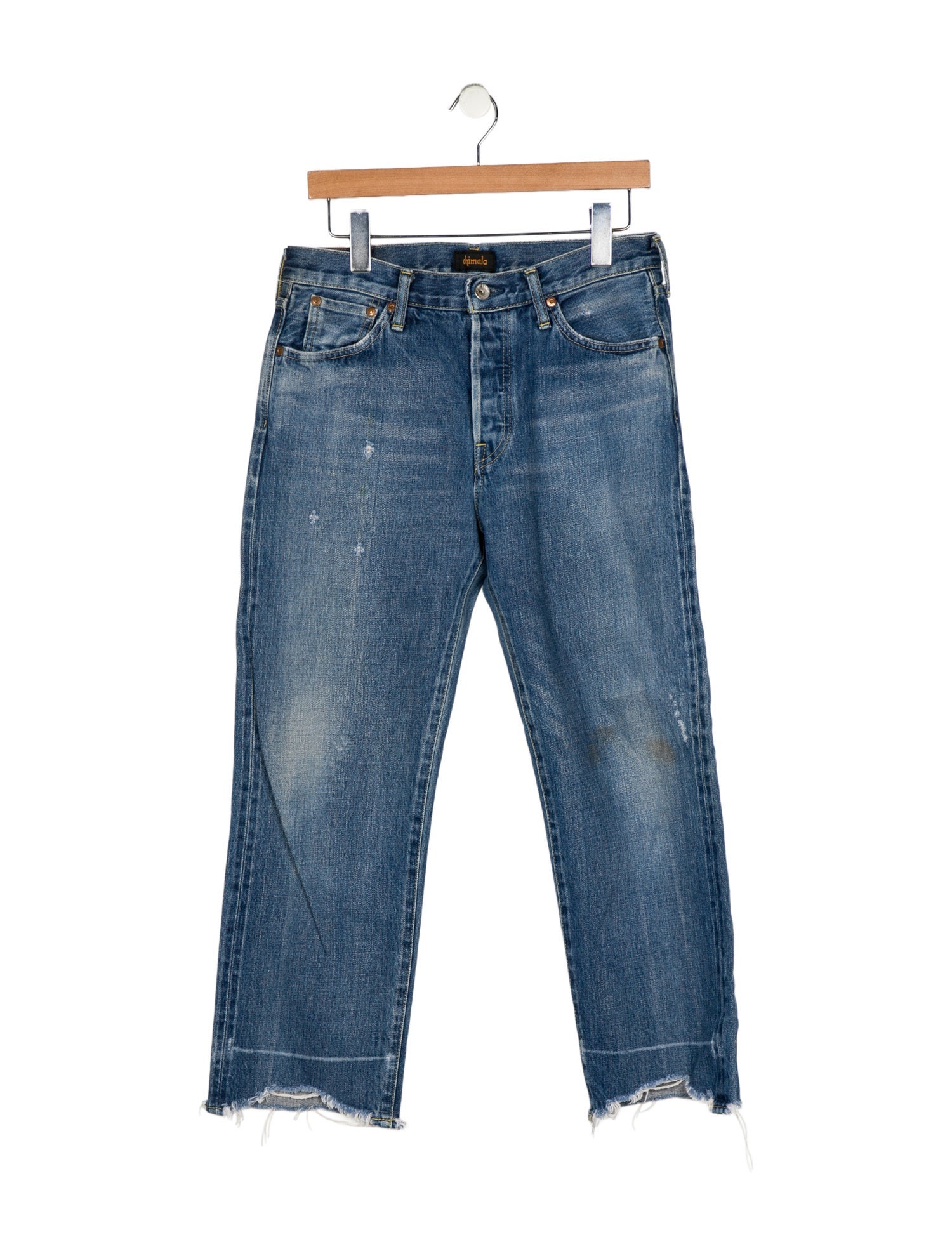 Chimala Mid-Rise Straight Leg Jeans