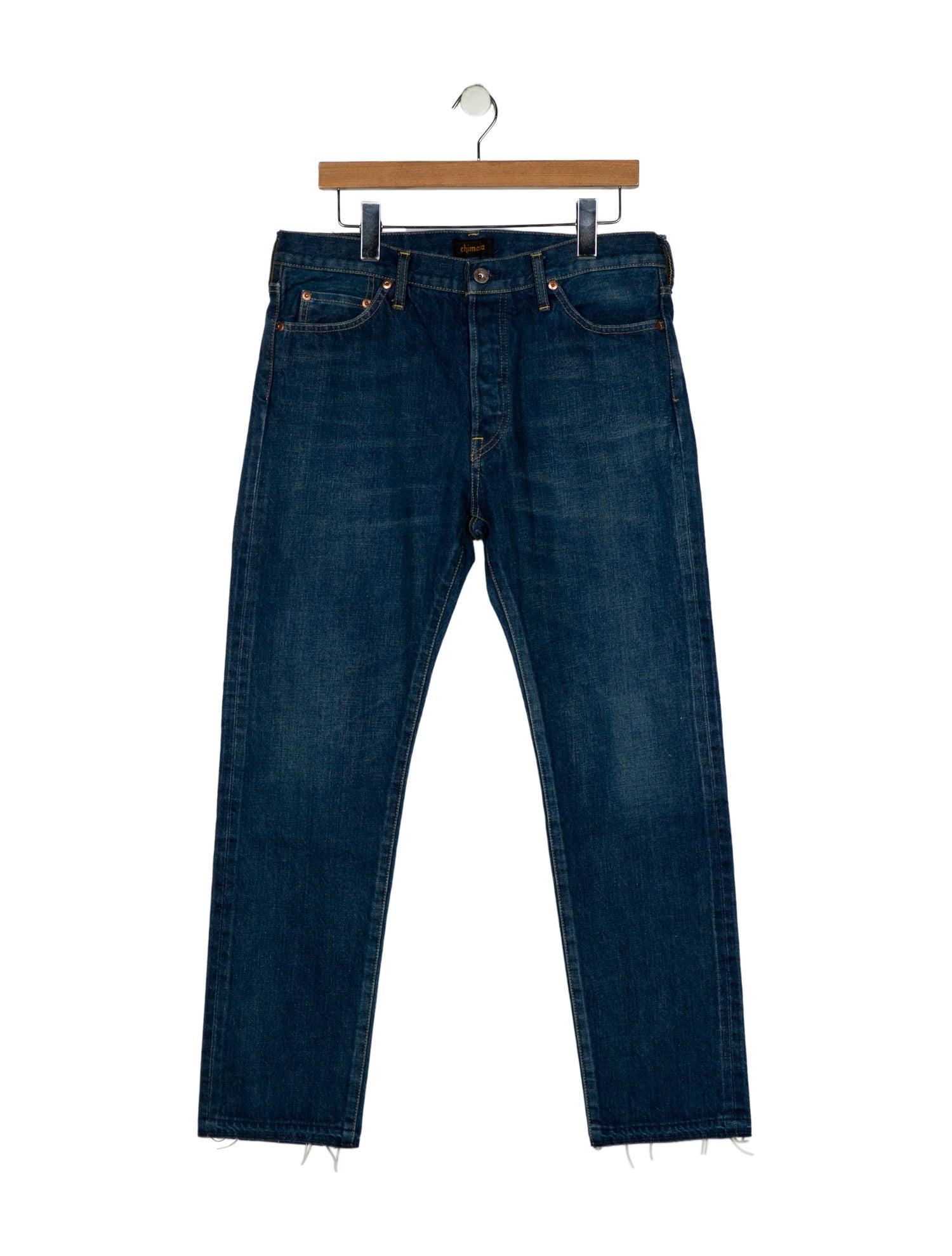 Chimala Mid-Rise Straight Leg Jeans