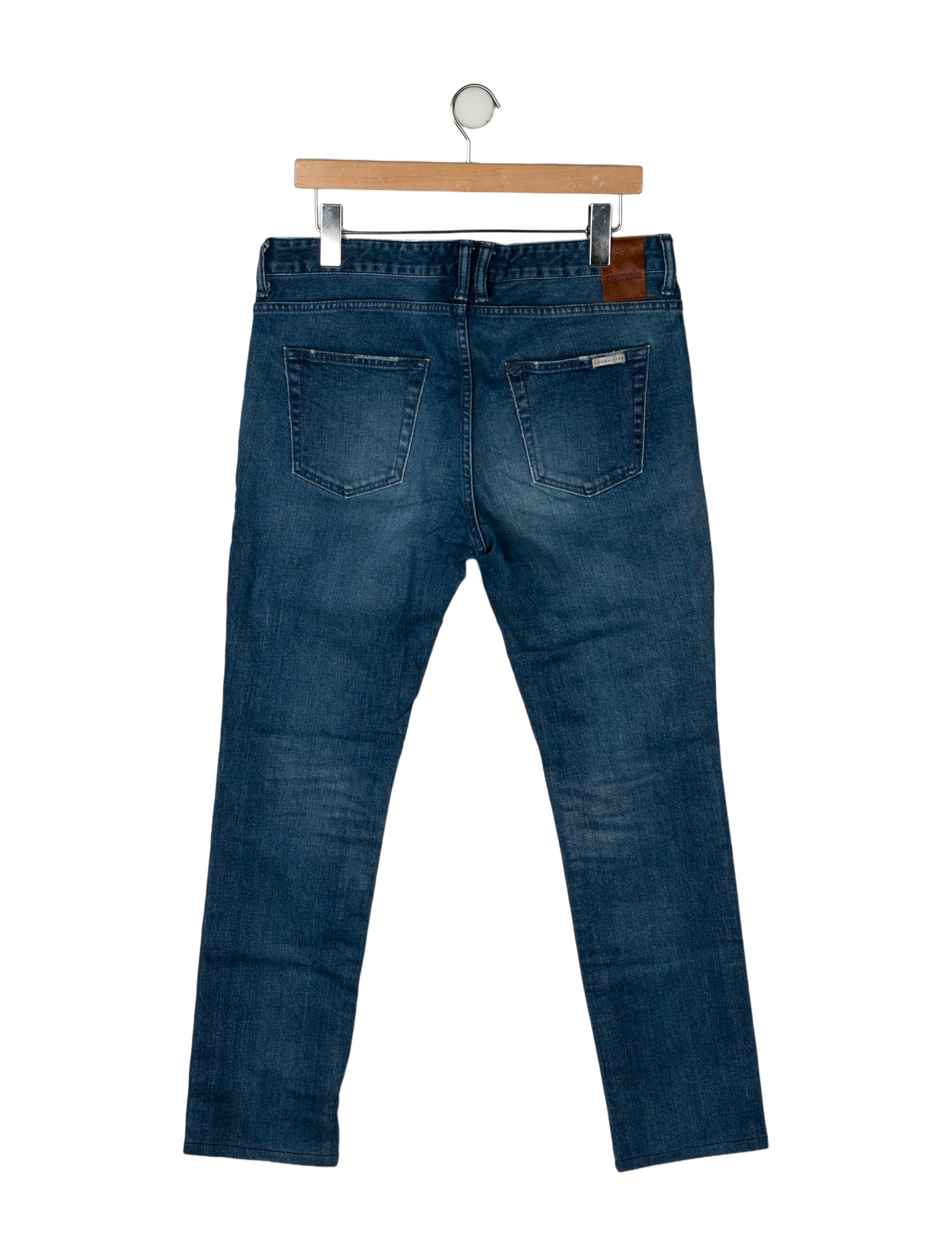 Chimala Mid-Rise Straight Leg Jeans