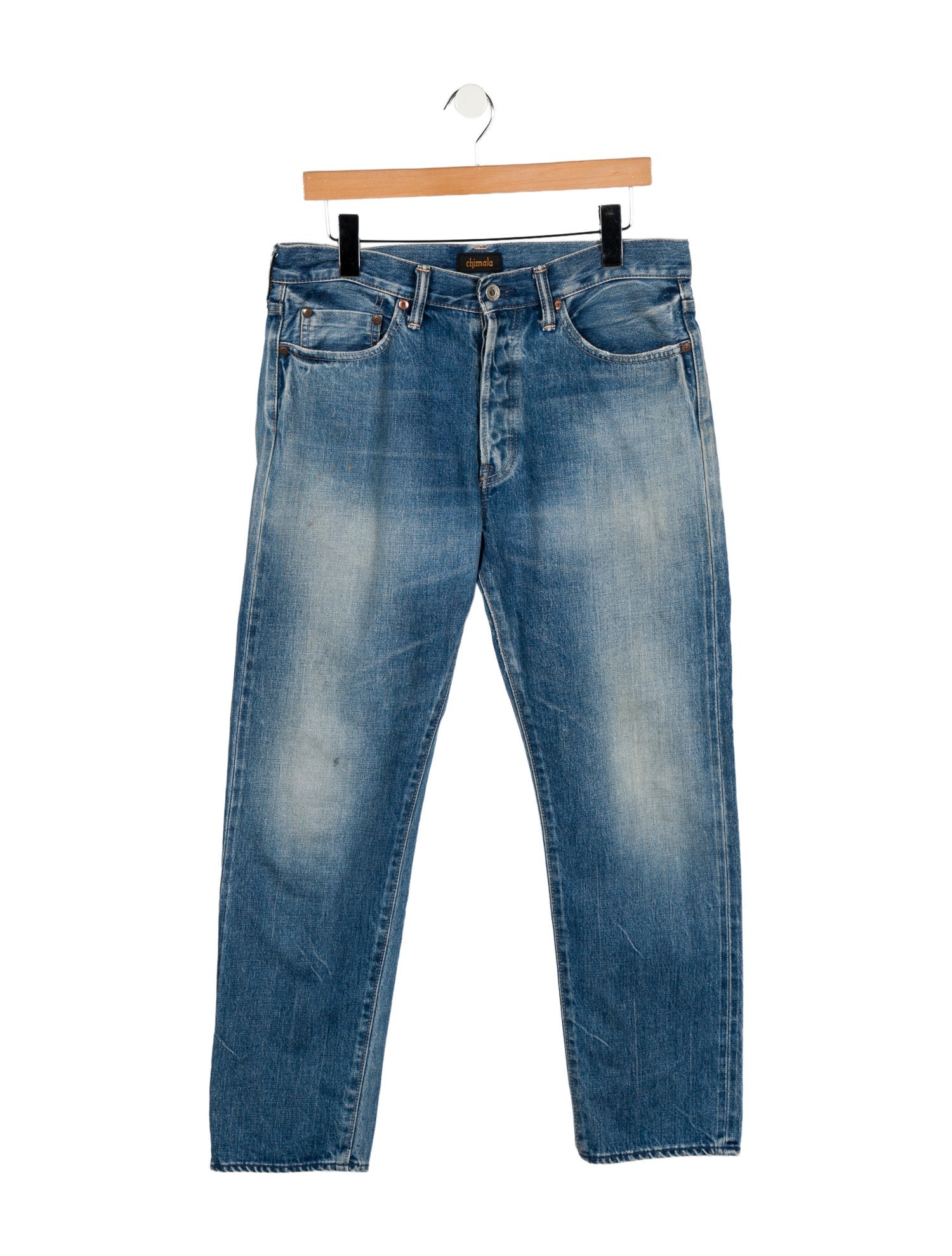 Chimala High-Rise Straight Leg Jeans