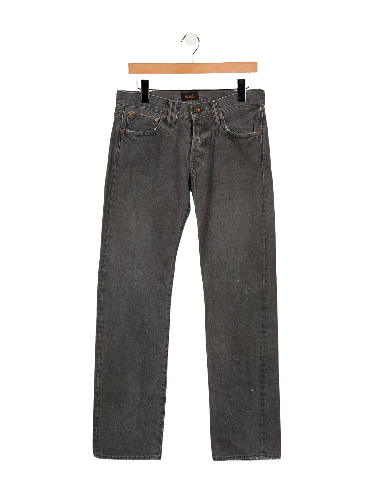 Chimala Mid-Rise Straight Leg Jeans