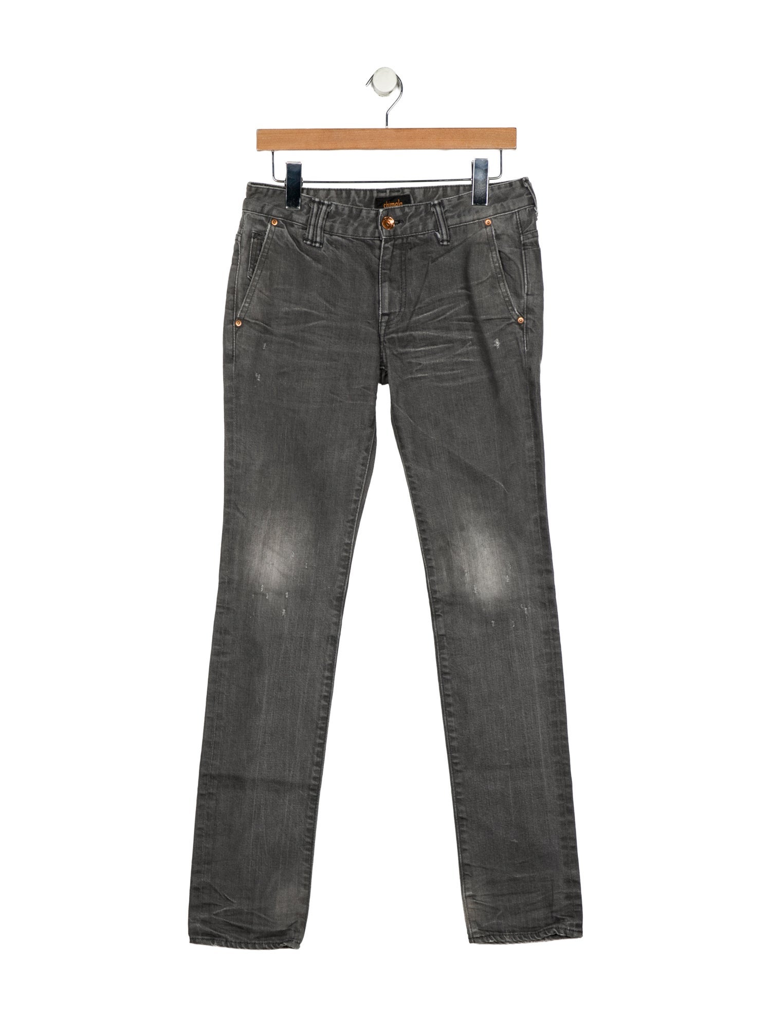 Chimala Mid-Rise Straight Leg Jeans