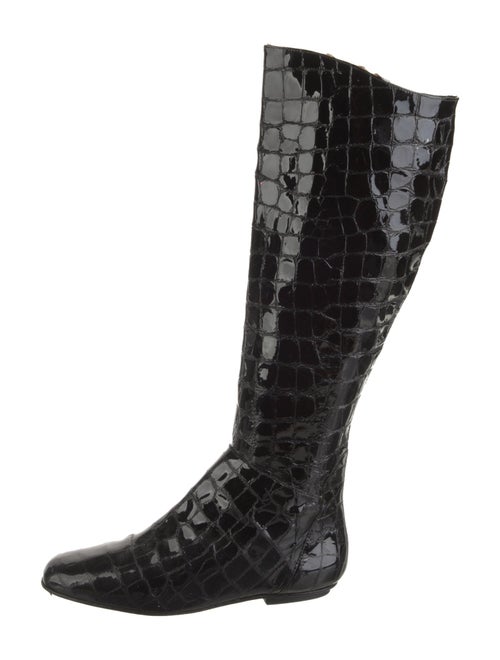 Charles Nolan Patent Leather Boots