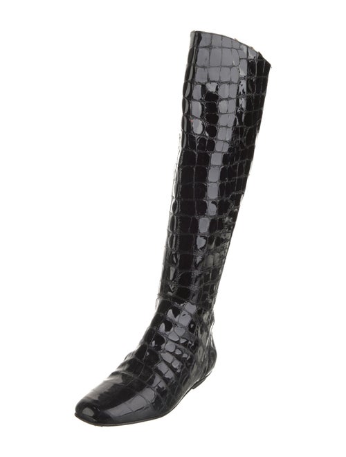Charles Nolan Patent Leather Boots