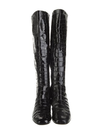 Charles Nolan Patent Leather Boots