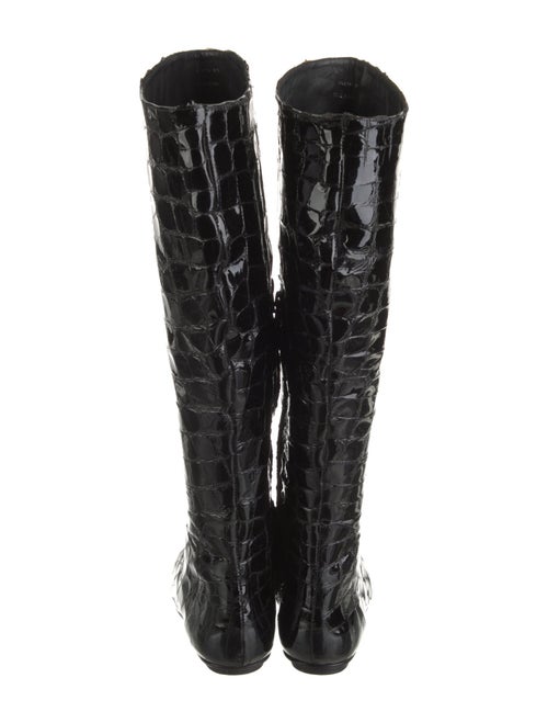 Charles Nolan Patent Leather Boots