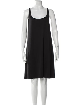 Charles Nolan Scoop Neck Knee-Length Dress