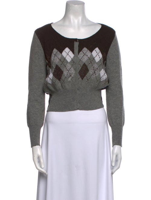 Charles Nolan Merino Wool Printed Sweater