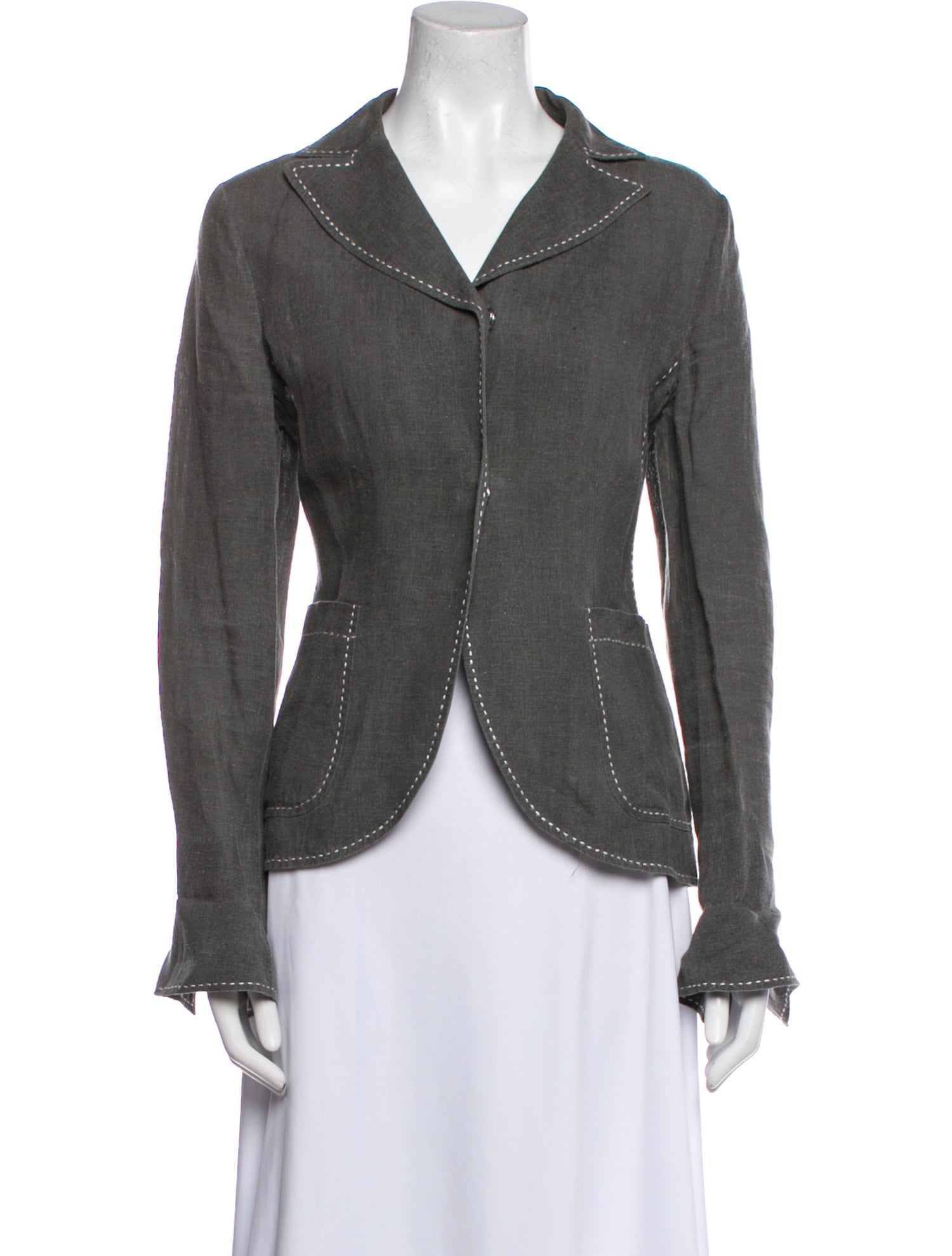 Charles Nolan Linen Blazer