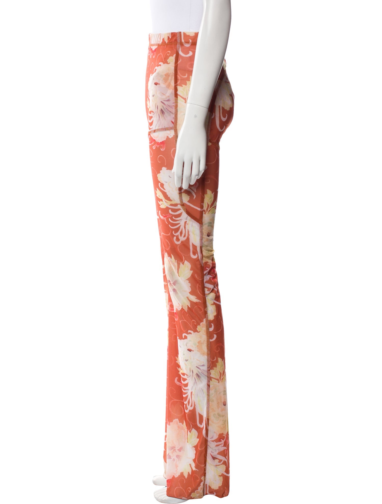 Charlotte Knowles Printed Straight Leg Pants