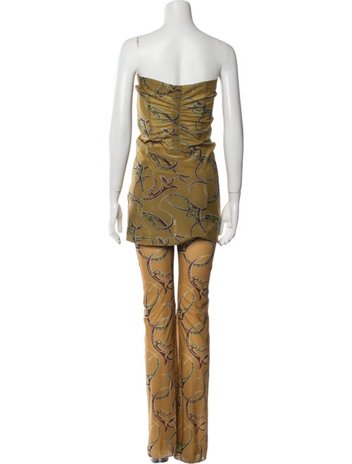 Charlotte Knowles Nylon Printed Pant Set