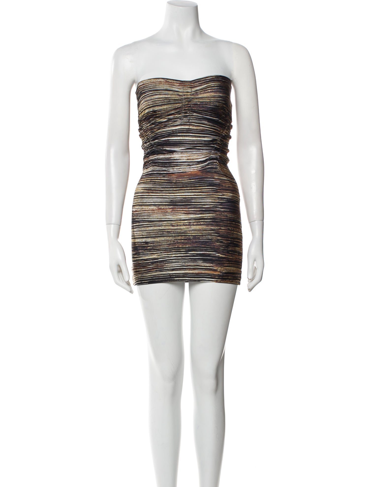 Charlotte Knowles Striped Mini Dress