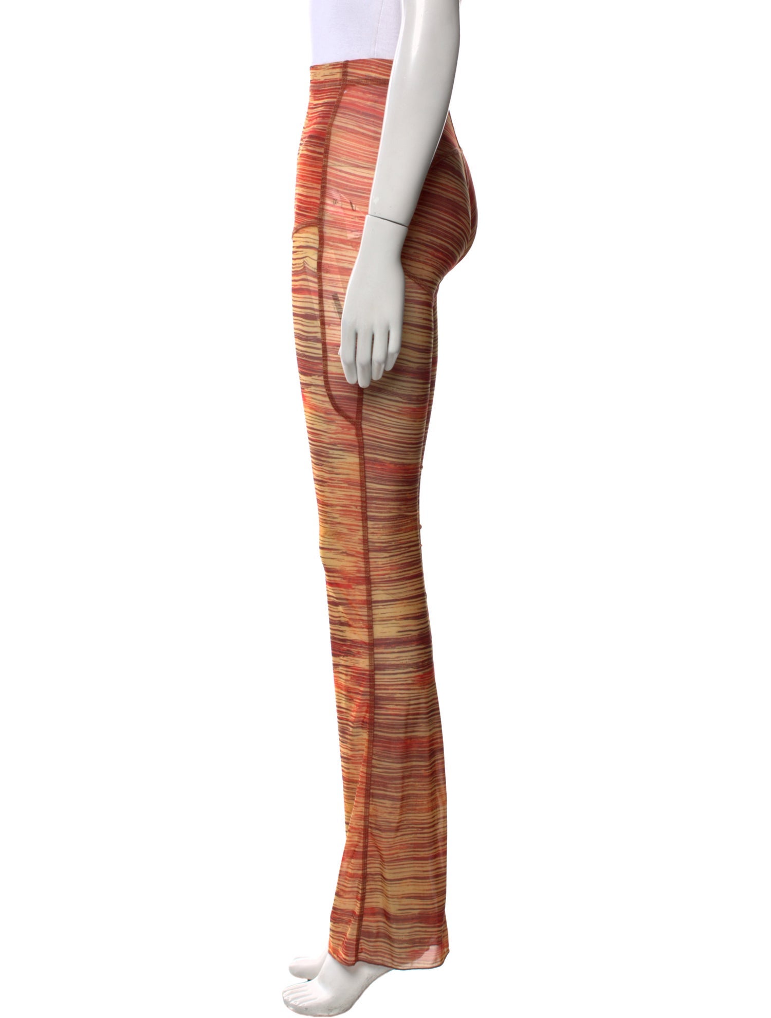 Charlotte Knowles Striped Wide Leg Pants