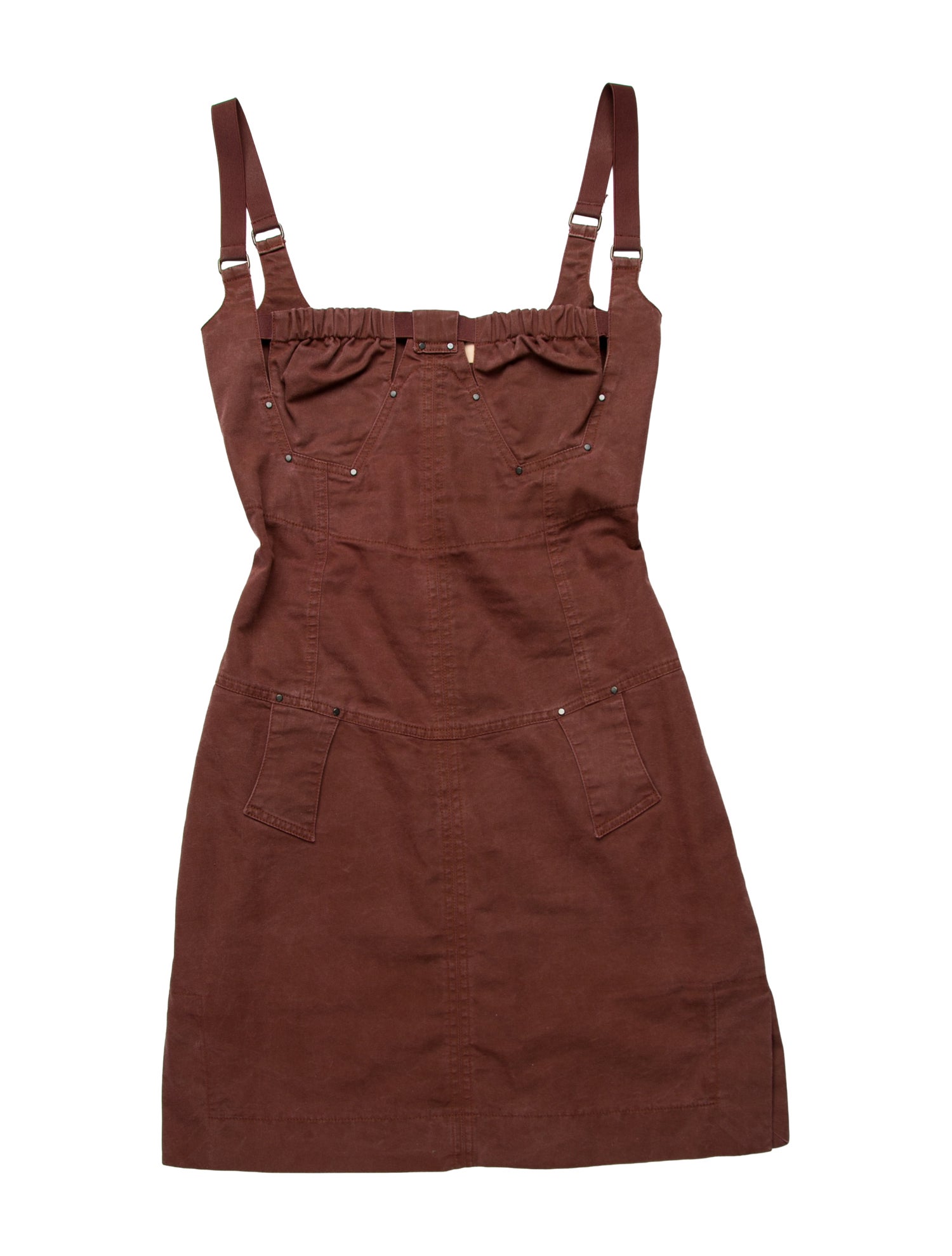 Charlotte Knowles Square Neckline Mini Dress