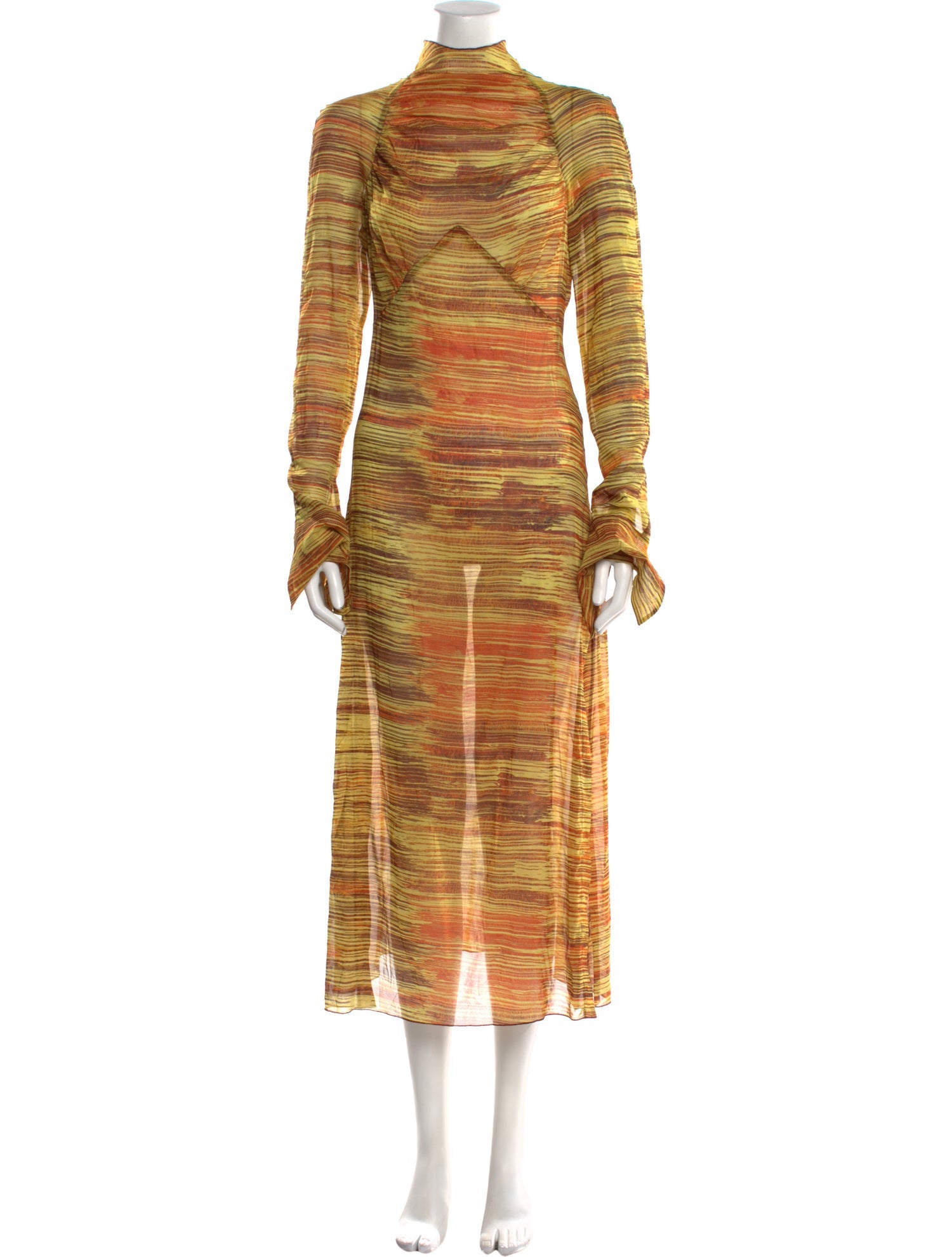 Charlotte Knowles Silk Long Dress