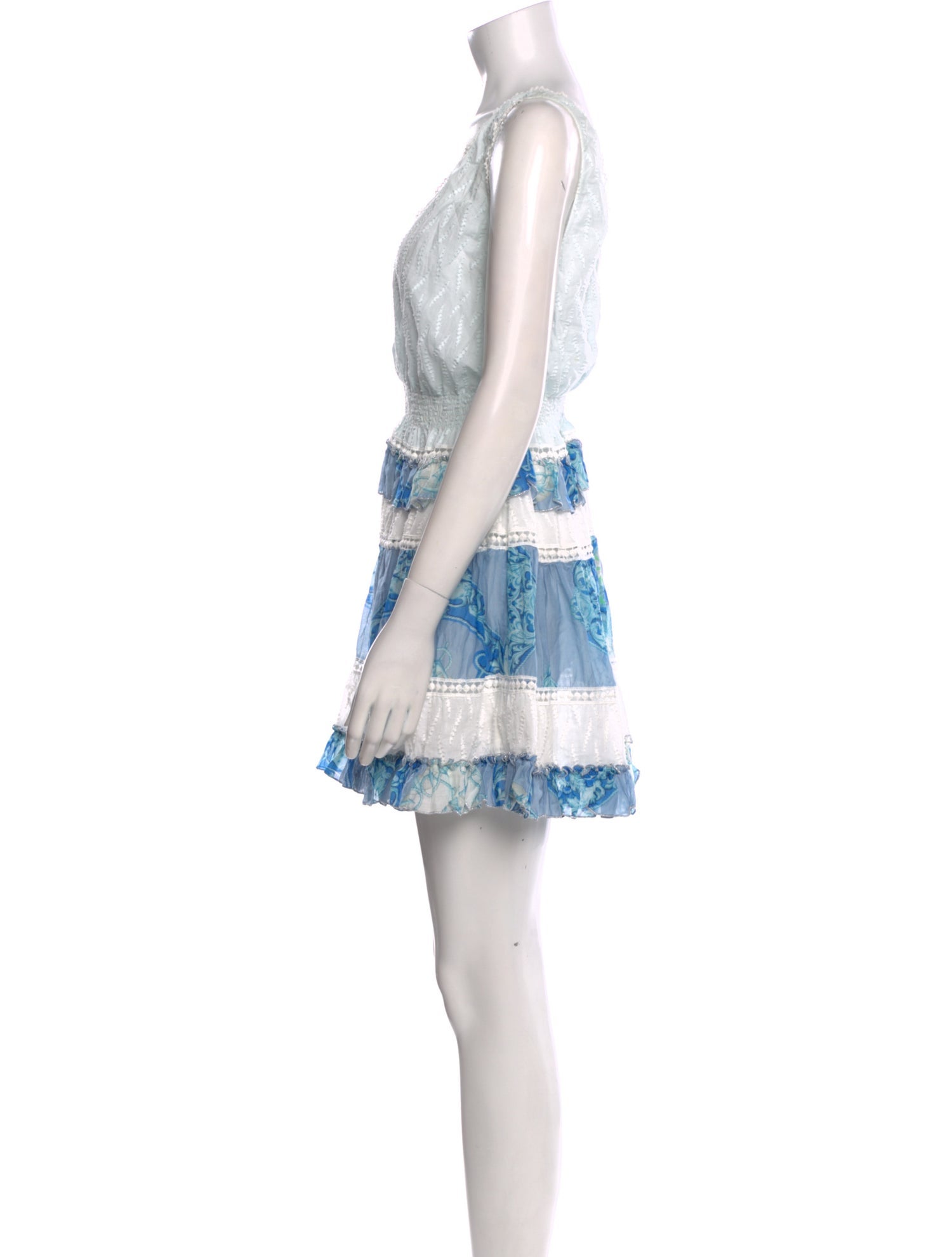 Chio Patterned Mini Dress