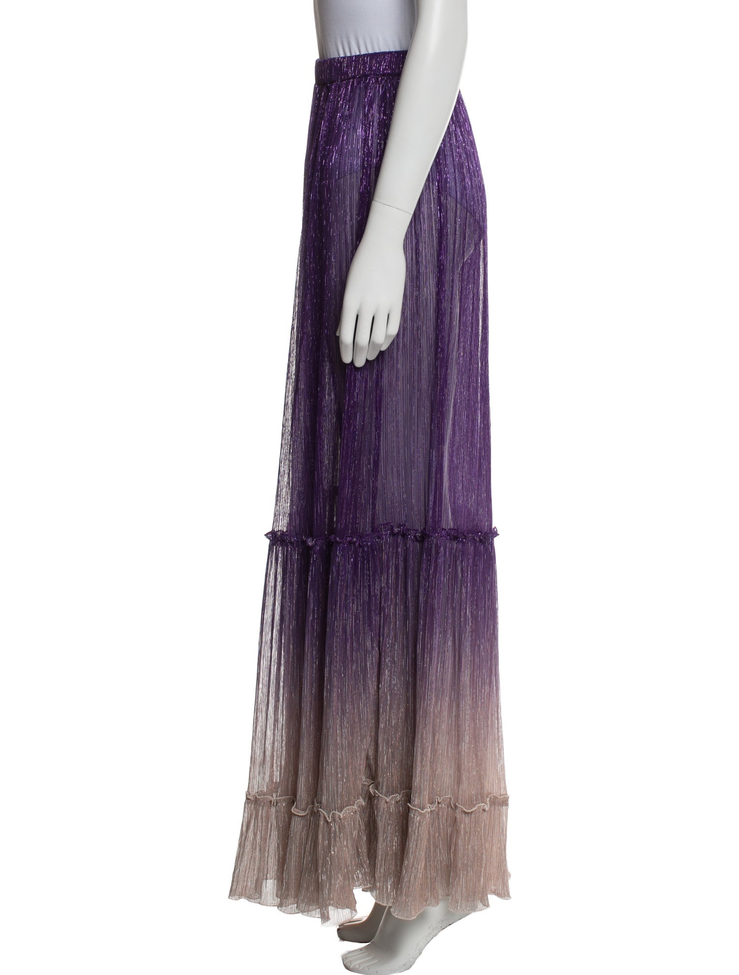 Chio Colorblock Pattern Wide Leg Pants