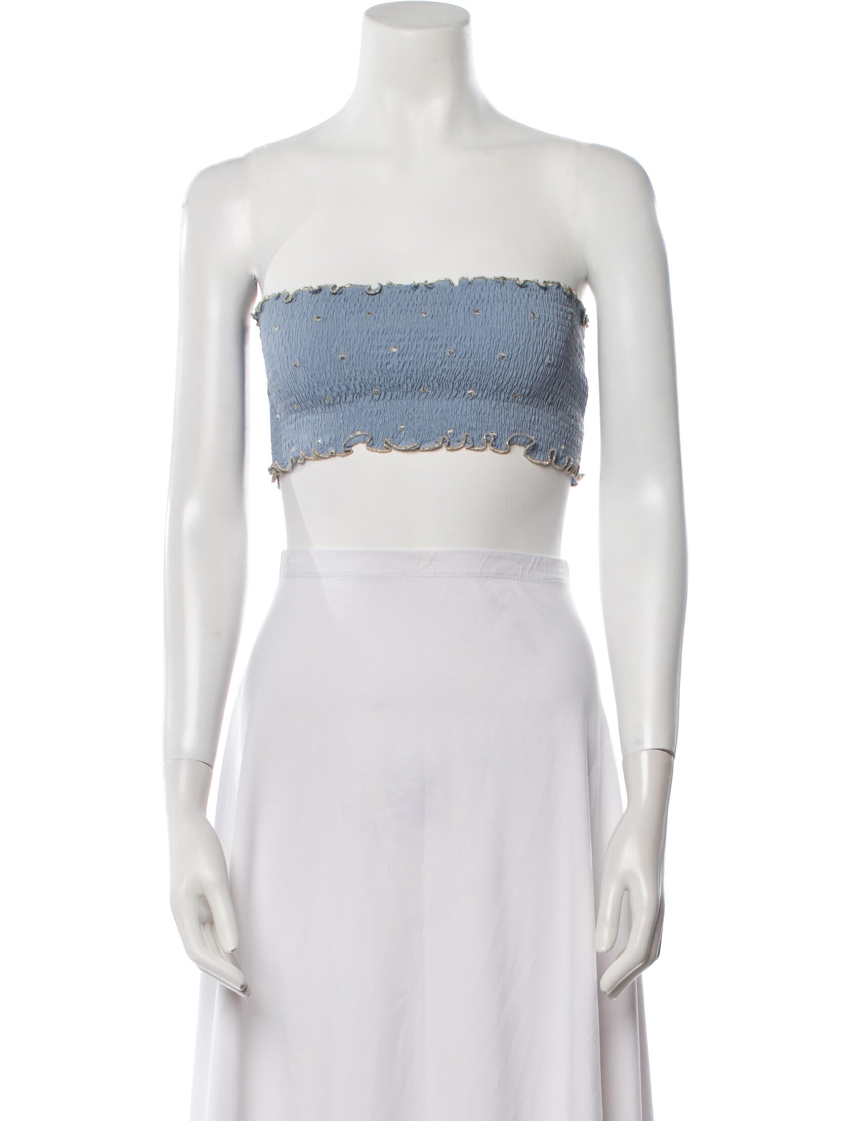 Chio Strapless Crop Top